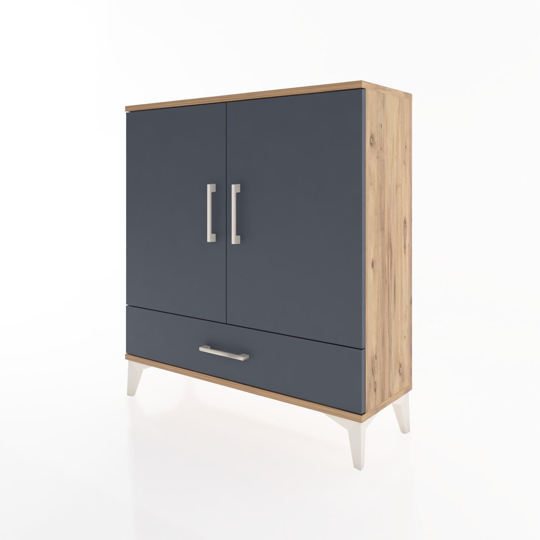 Woodntry Modular Dresser Pine 88x30x84 cm with Cover and Drawer KC60-3