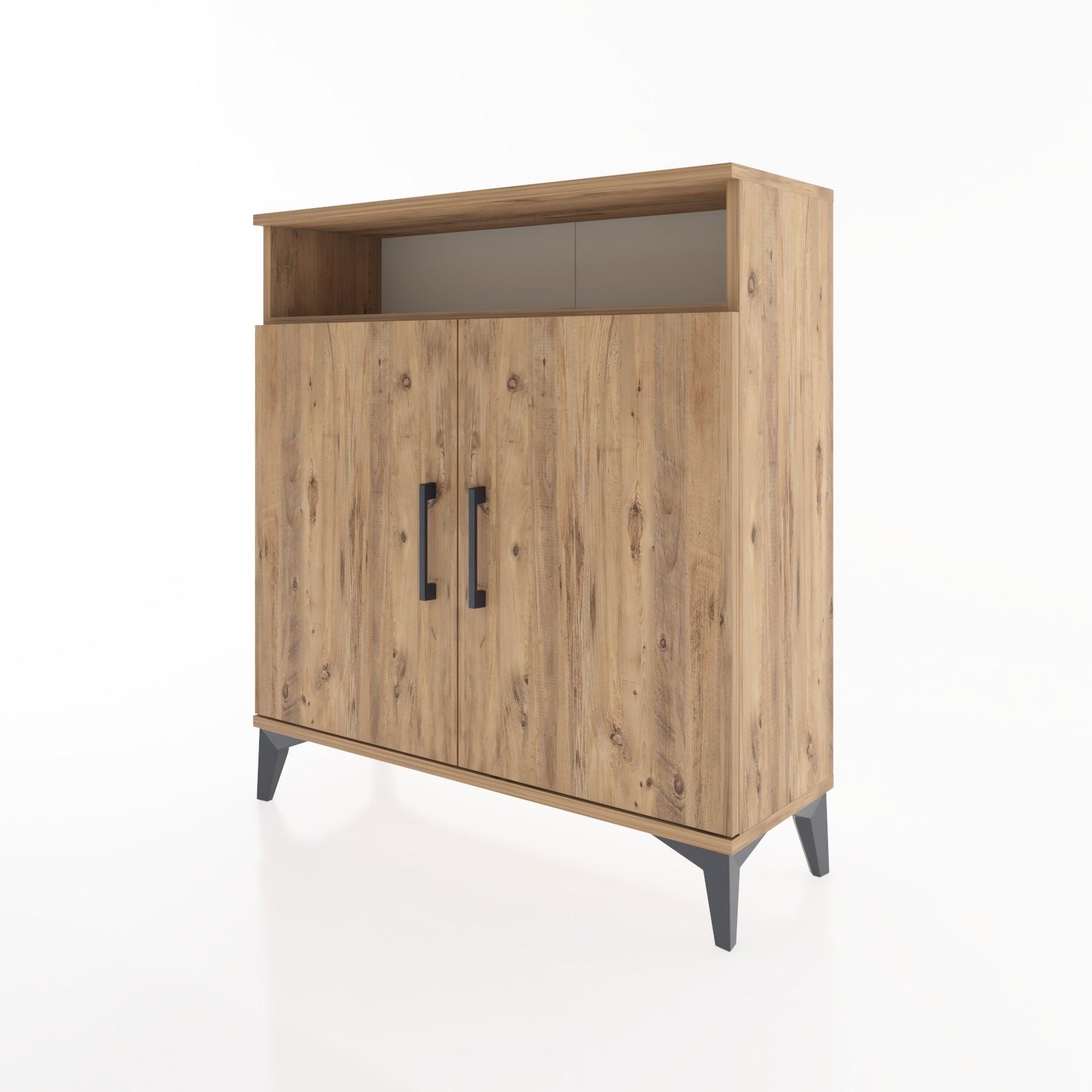 Woodntry Modular Dresser Pine 88x30x84 cm with Cover and Shelf KR61-3