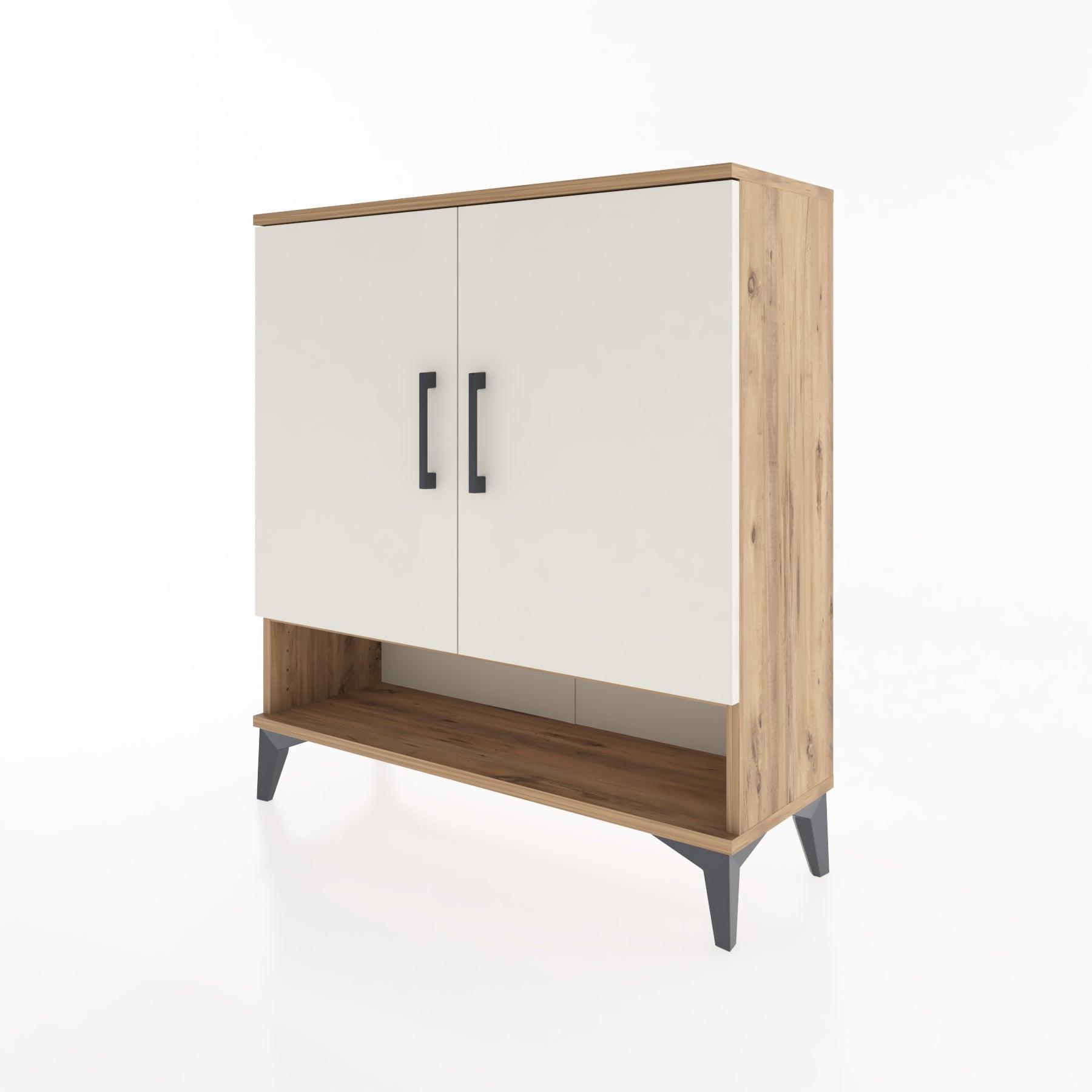 Woodntry Modular Dresser Pine 88x30x84 cm with Cover and Shelf KR62-3