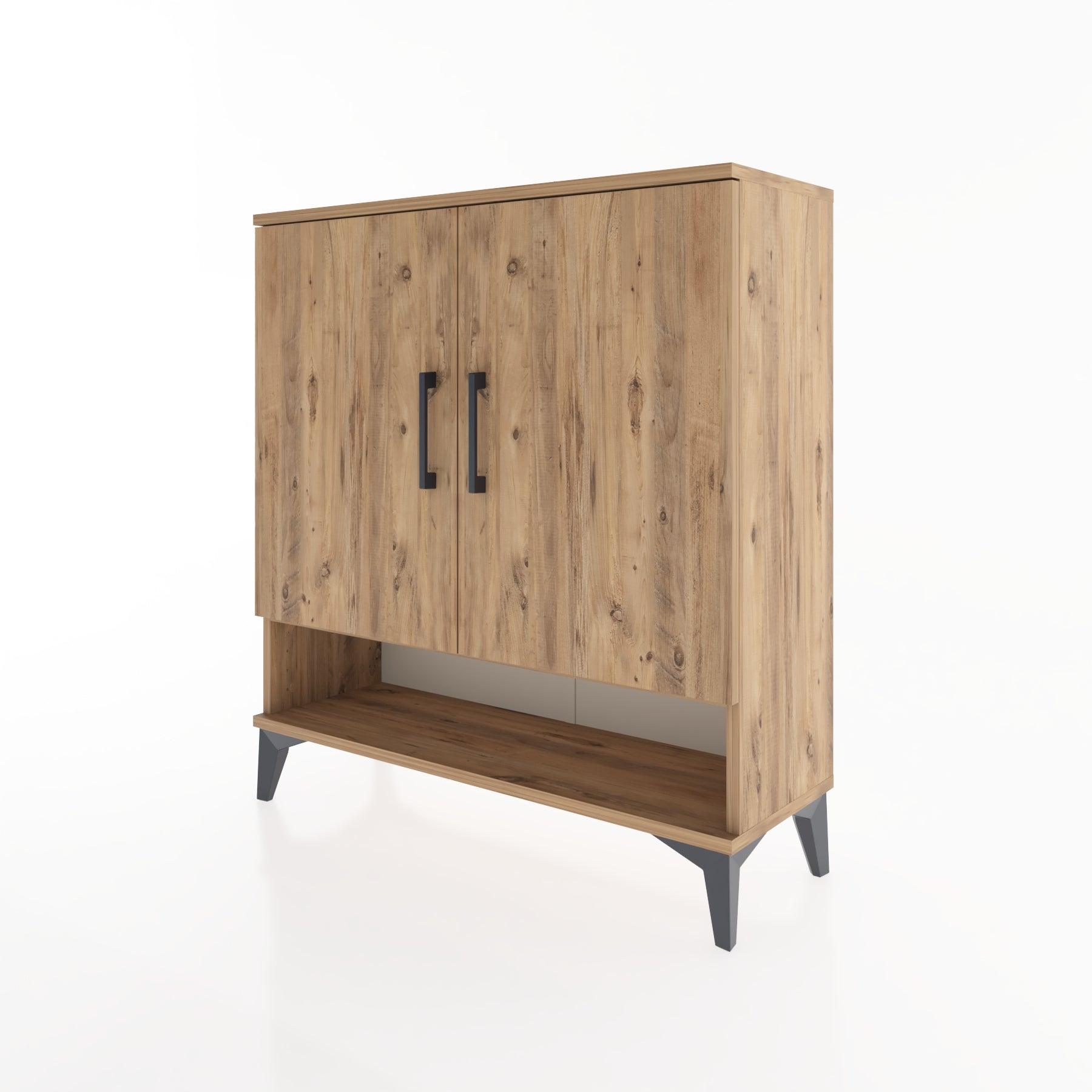 Woodntry Modular Dresser Pine 88x30x84 cm with Cover and Shelf KR62-3