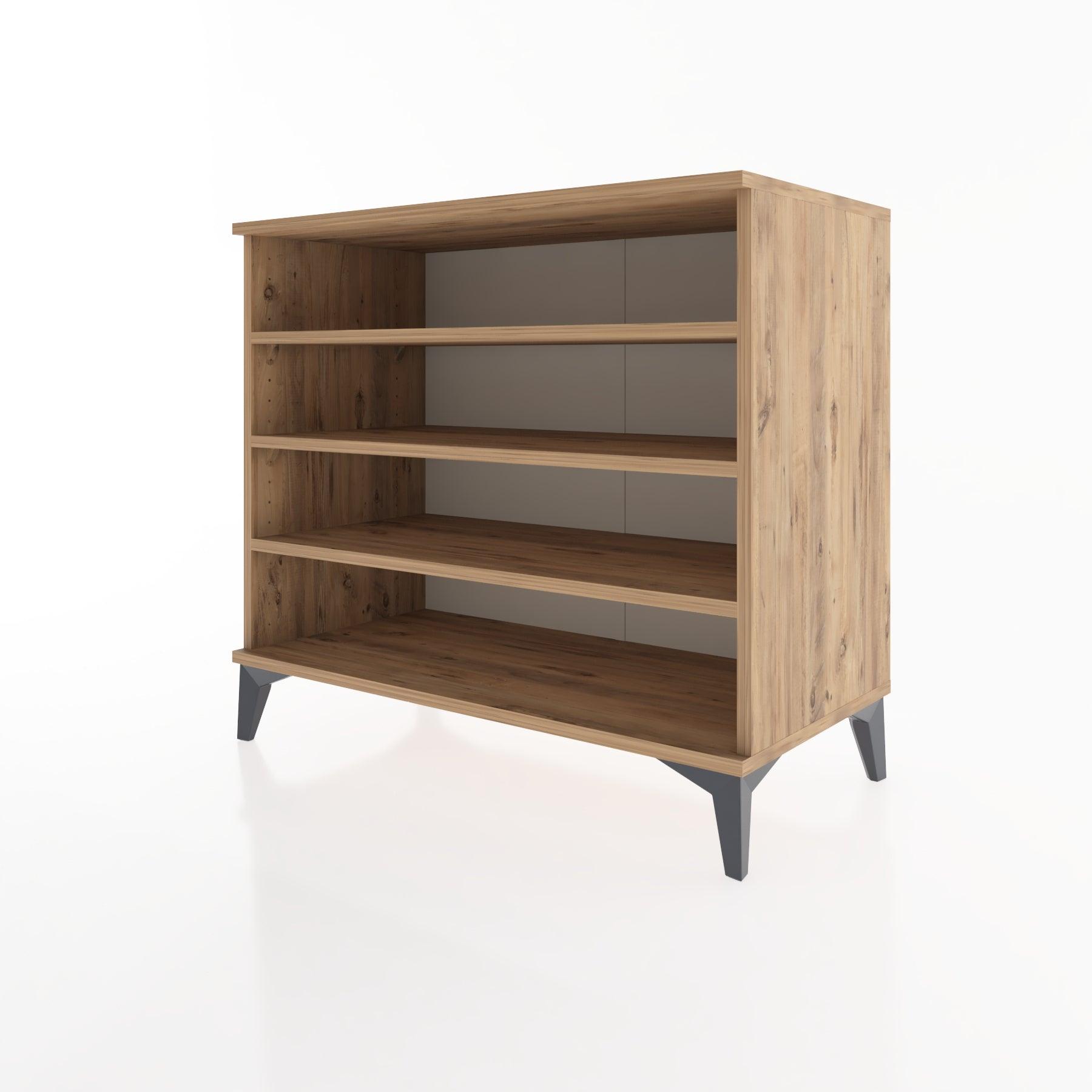 Woodntry Modüler Şifonyer Çam 88x44x68 cm Raflı R66-3