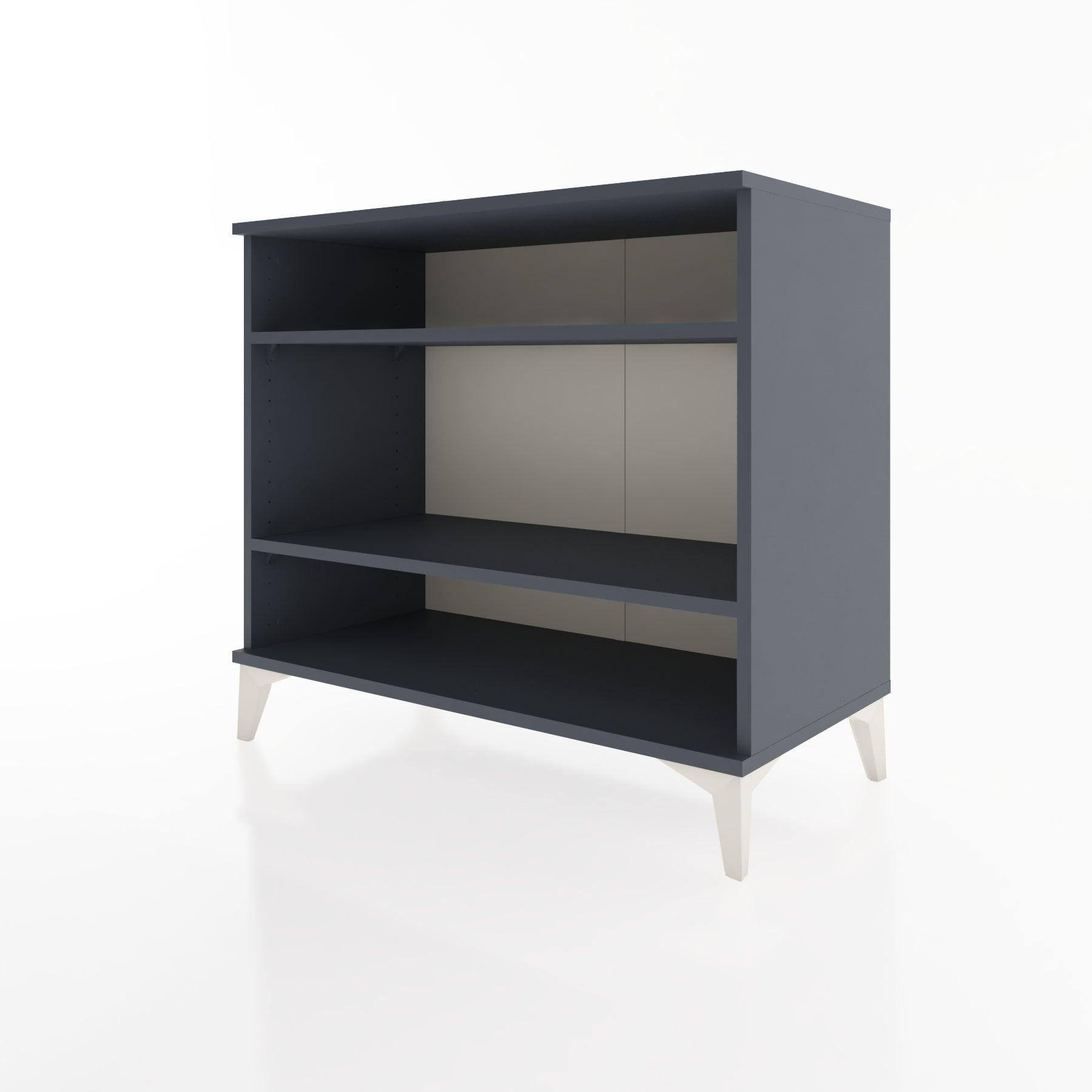 Woodntry Modüler Şifonyer Antrasit 88x44x68 cm Raflı R67-2
