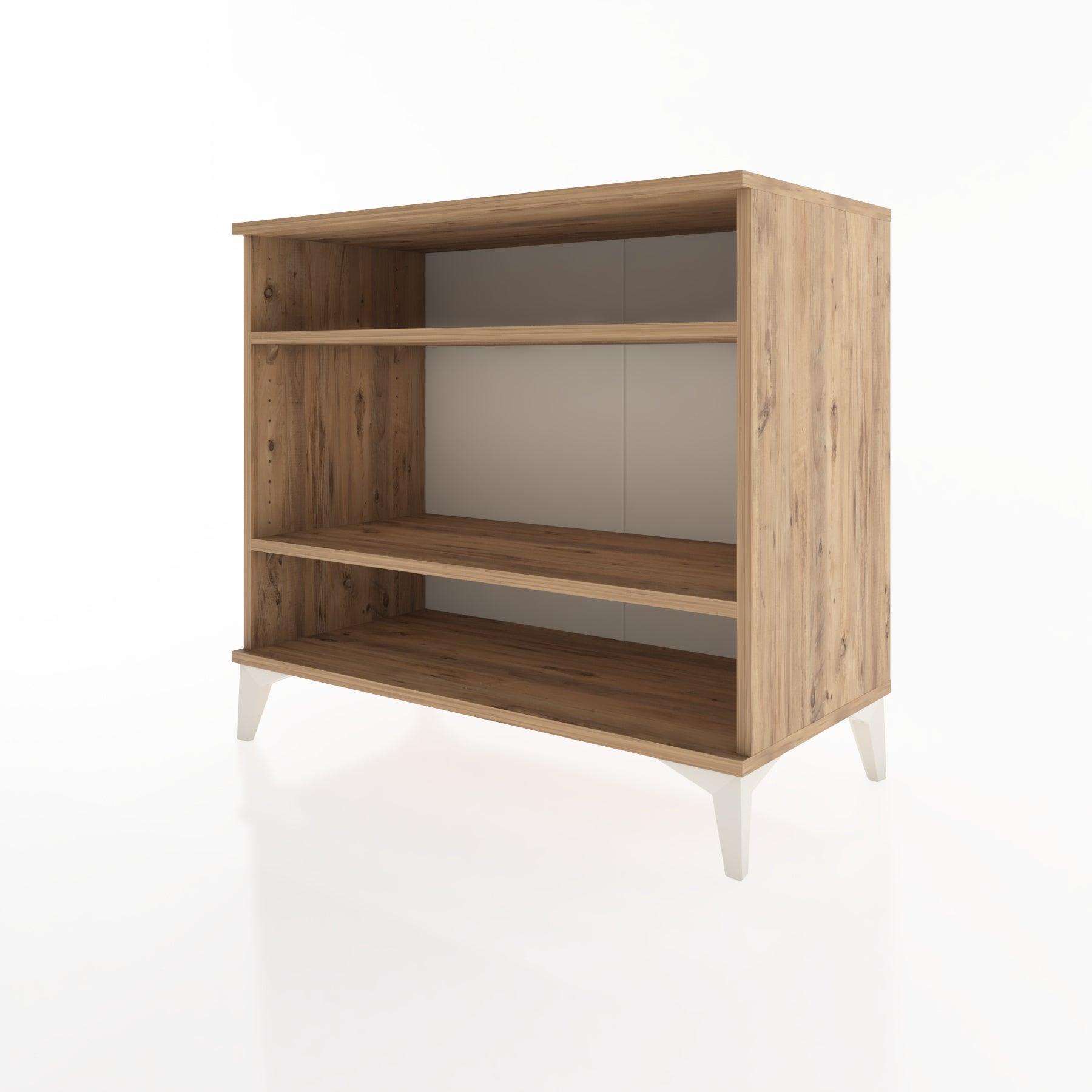 Woodntry Modüler Şifonyer Çam 88x44x68 cm Raflı R67-3