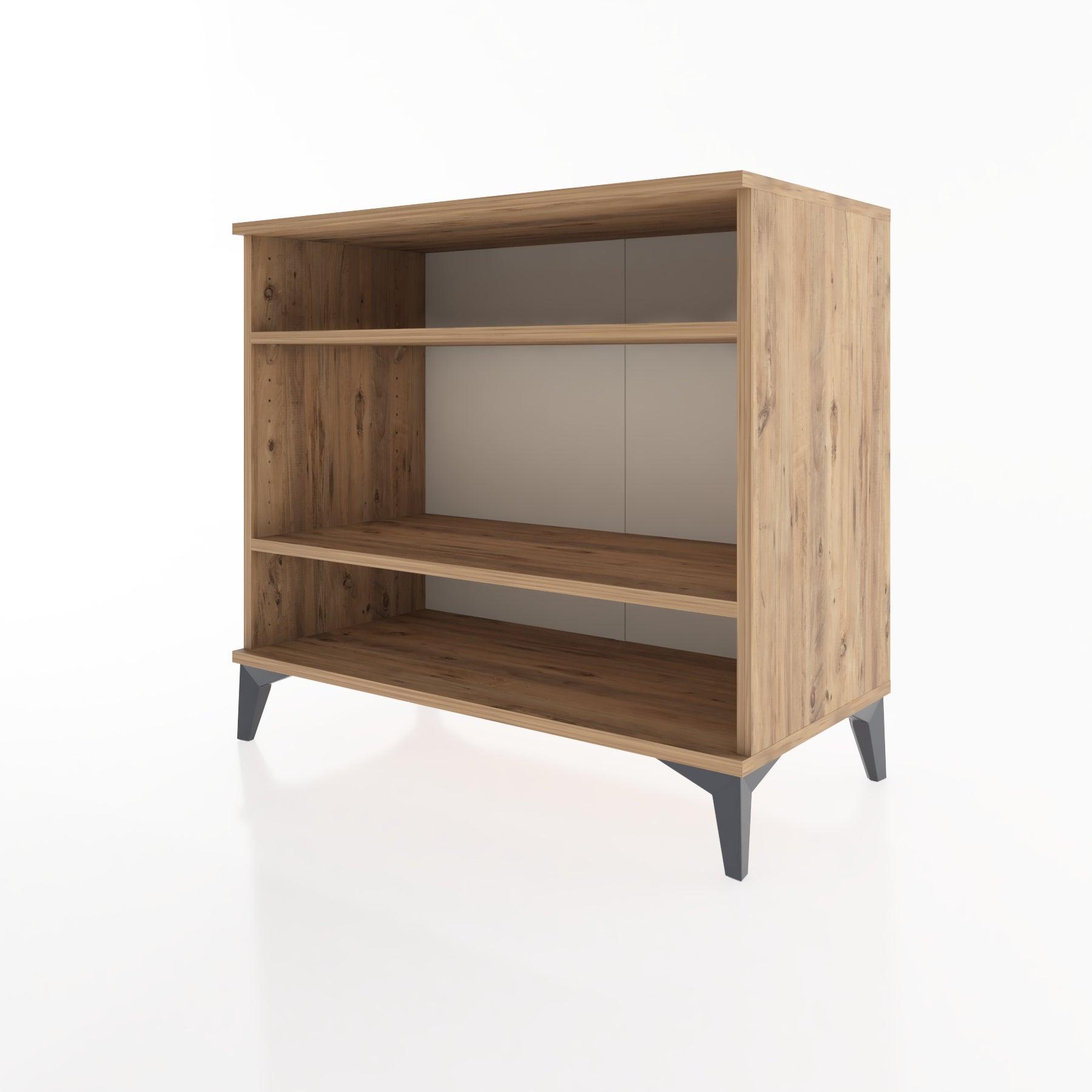 Woodntry Modüler Şifonyer Çam 88x44x68 cm Raflı R67-3