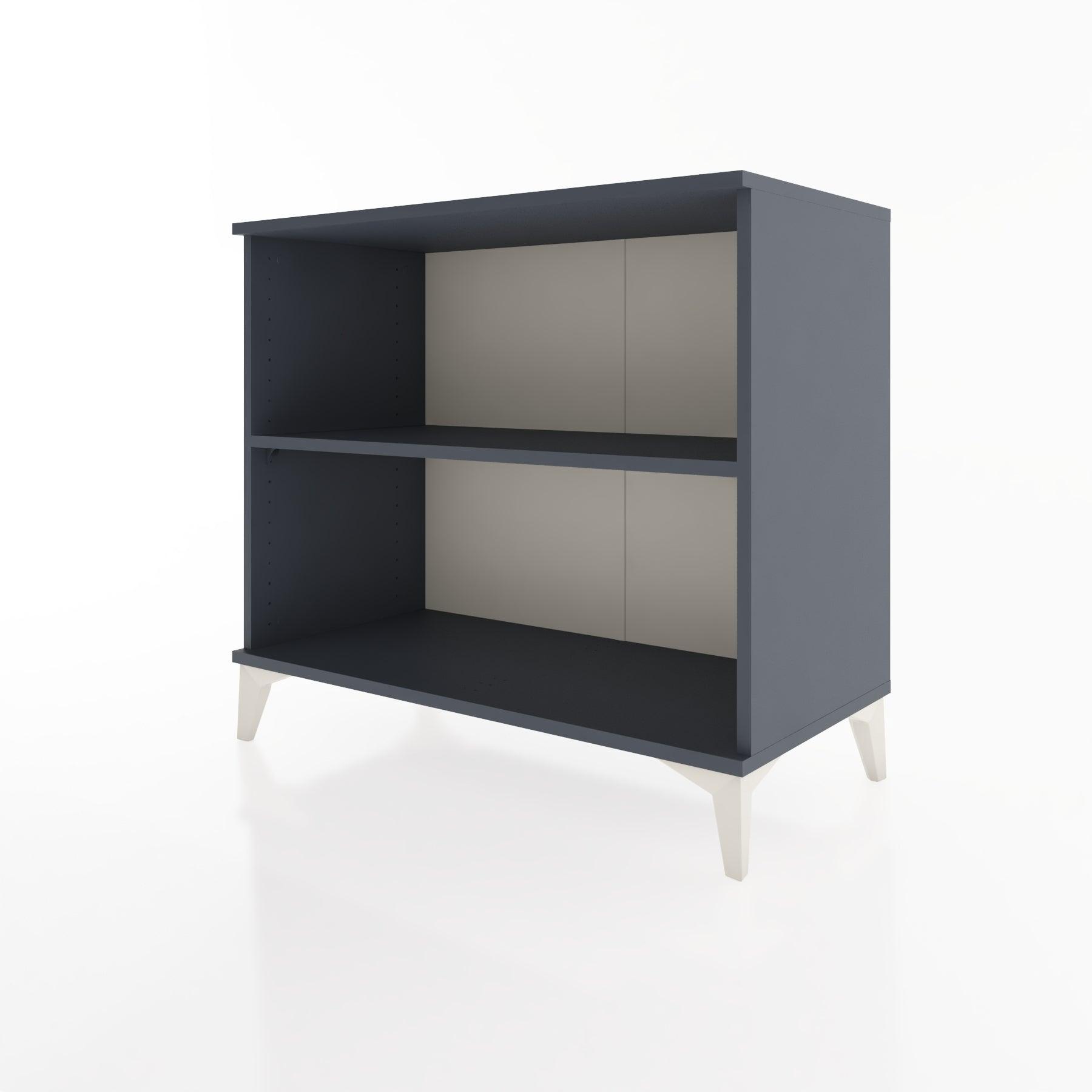 Woodntry Modüler Şifonyer Antrasit 88x44x68 cm Raflı R68-2
