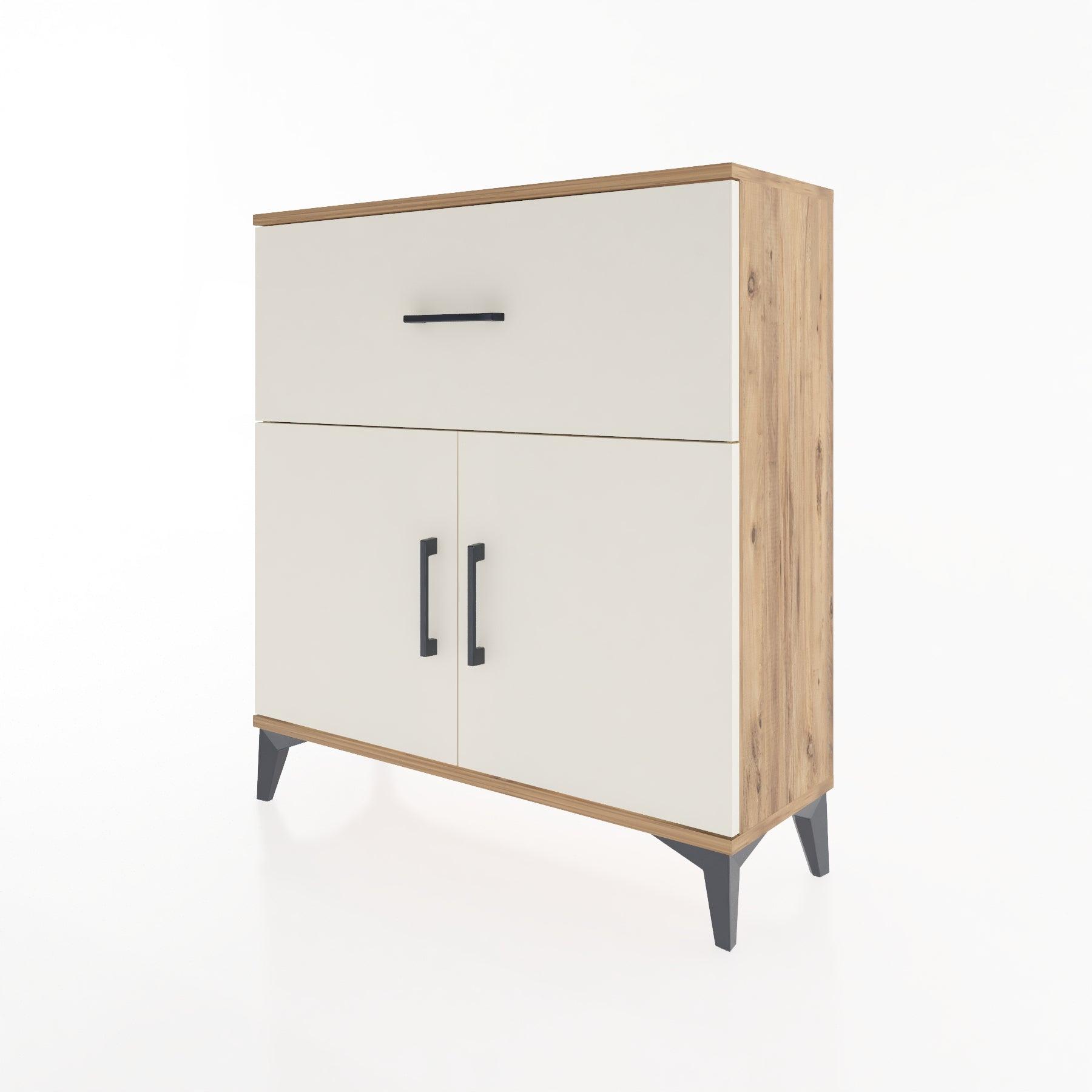 Woodntry Modular Dresser Pine 88x30x84 cm with Cover and Drawer KC68-3