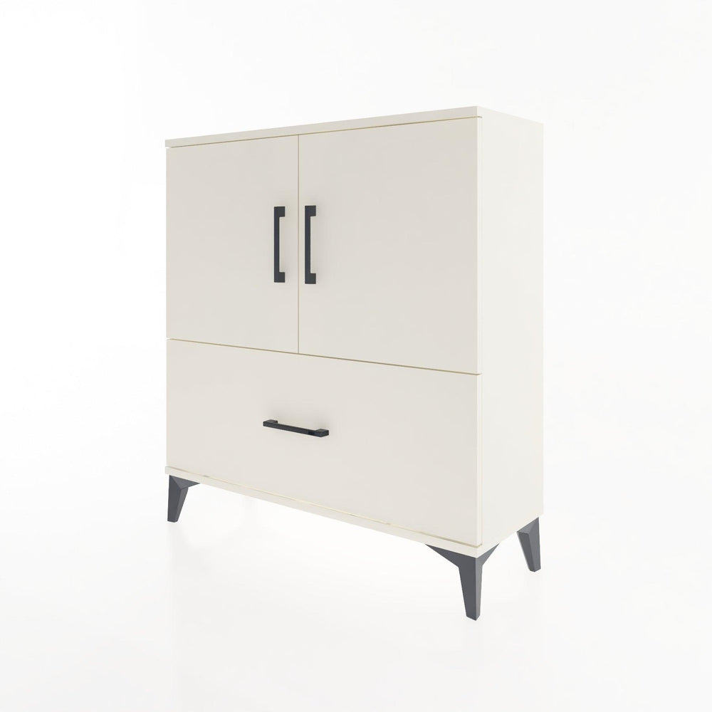 Woodntry Modüler Şifonyer Aytaşı 88x30x84 cm Kapaklı ve Çekmeceli KC69-1