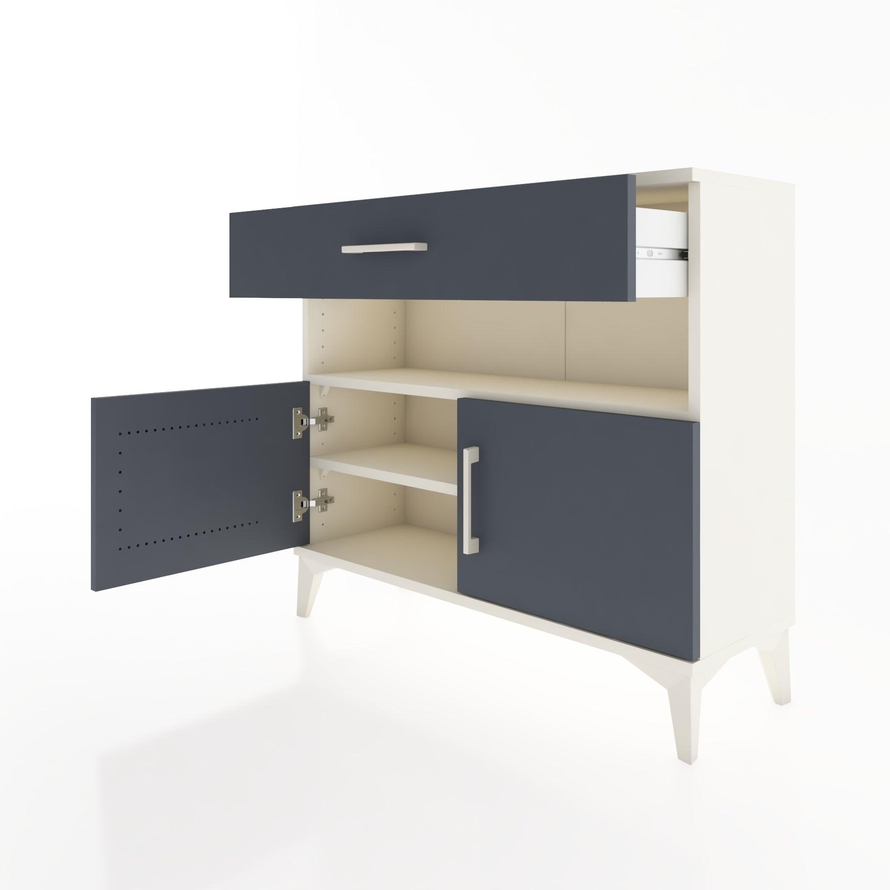Woodntry Modüler Şifonyer Çekmece ve Kapaklı T1 88x30x94 cm Aytaşı - Woodntry
