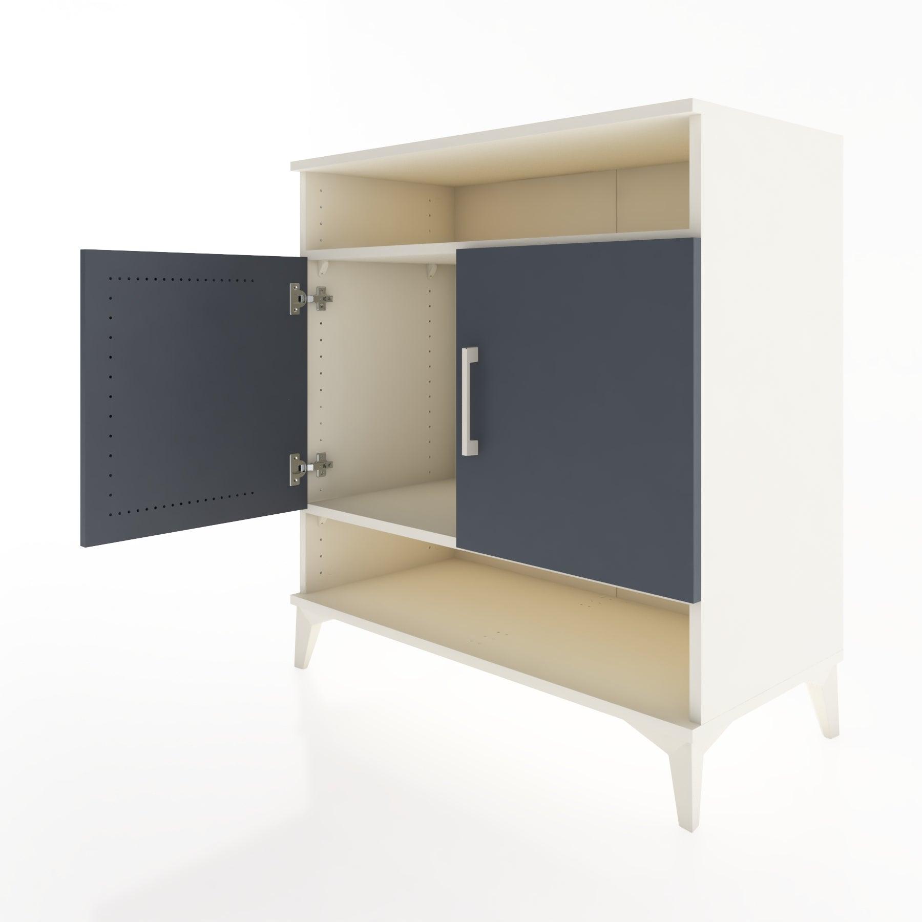 Woodntry Modular Dresser Moonstone 88x44x84 cm with Cover and Shelf KR69-1