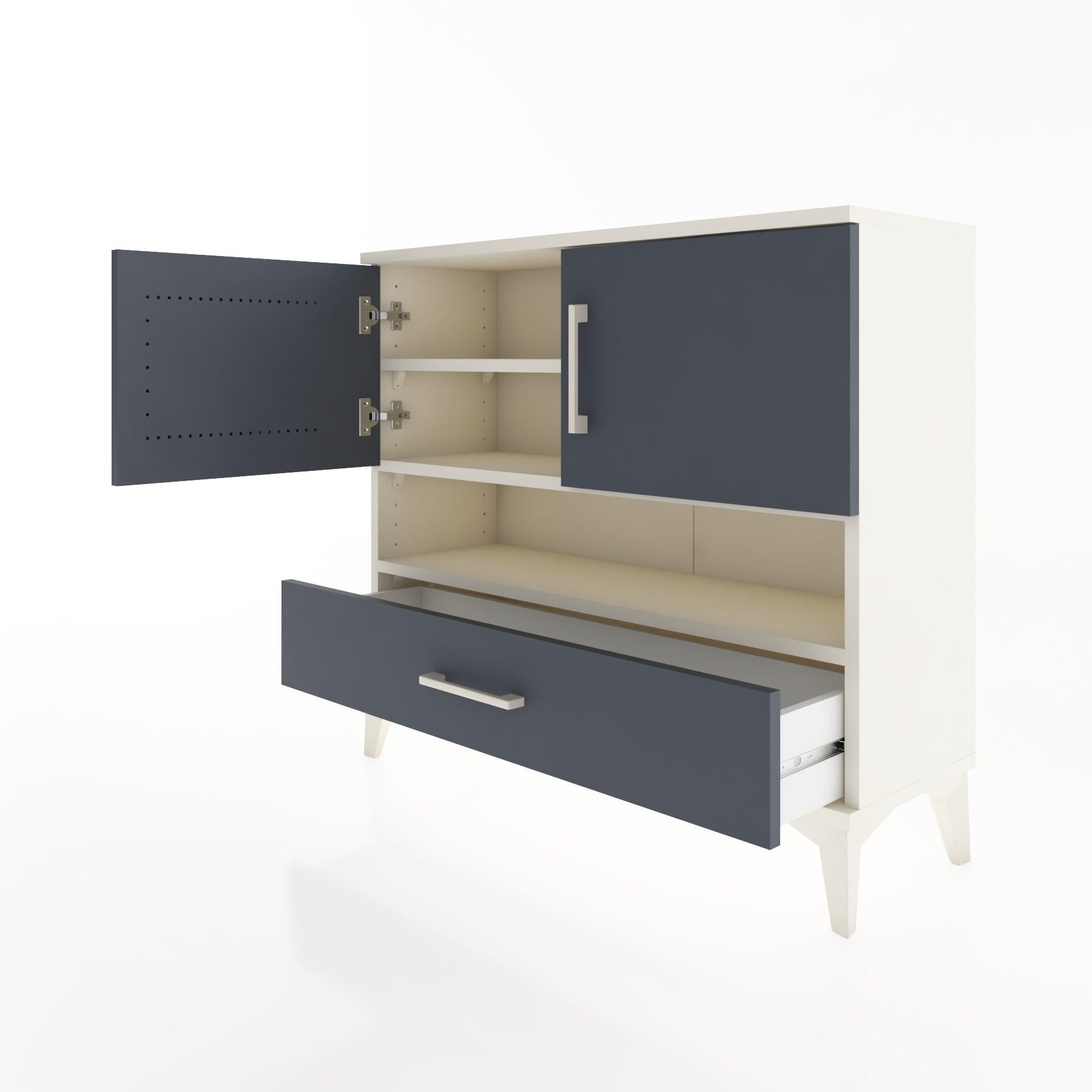 Woodntry Modüler Şifonyer İki Kapaklı T1 88x30x94 cm Aytaşı - Woodntry