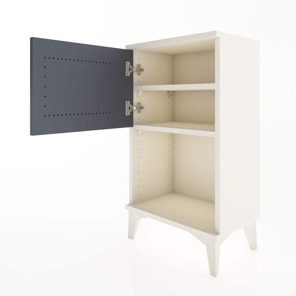 Woodntry Modüler Komodin Raf ve Tek Kapaklı V2 44x30x68 cm Aytaşı - Woodntry