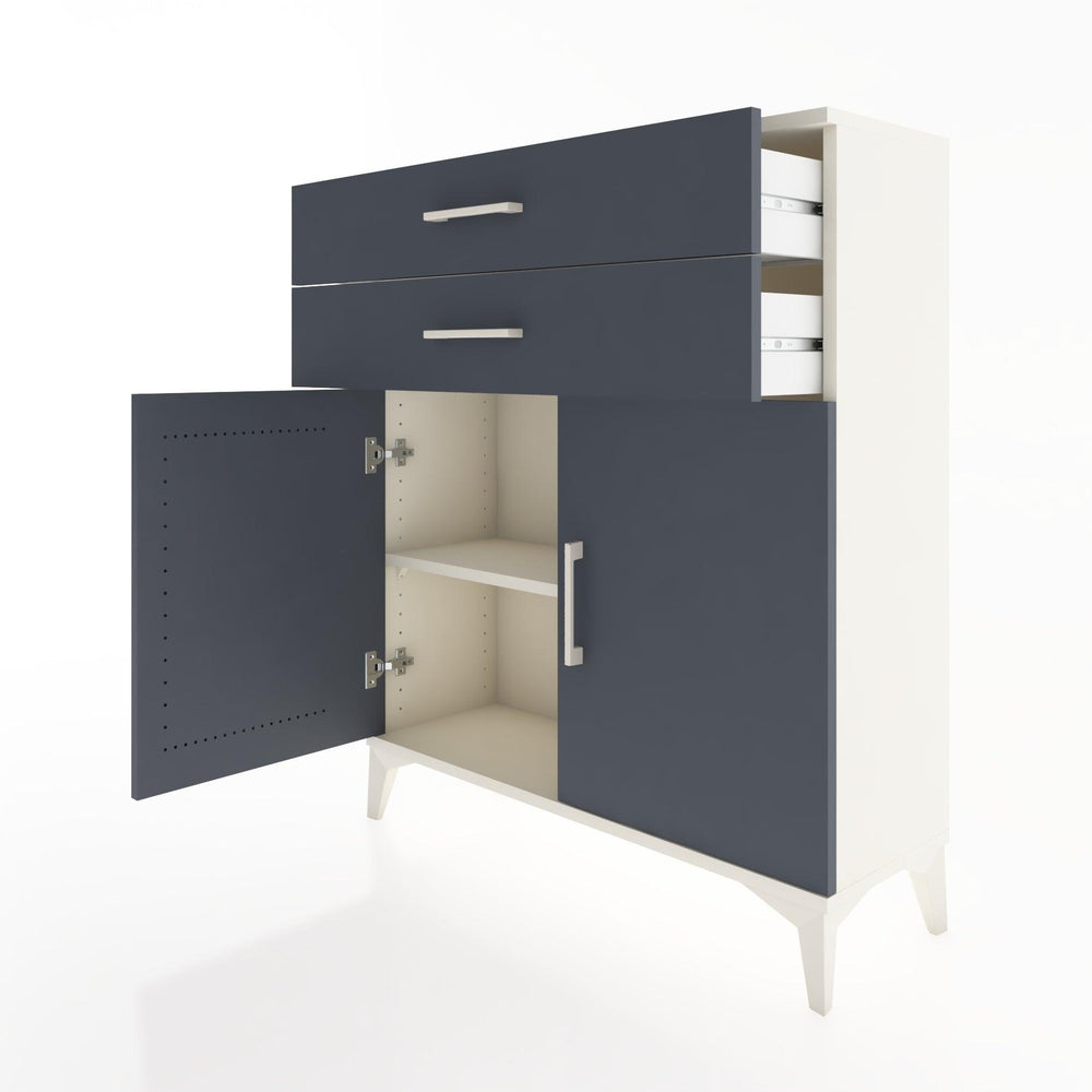 Woodntry Modular Dresser Moonstone 88x30x94 cm with Cover and Drawer KC3-1