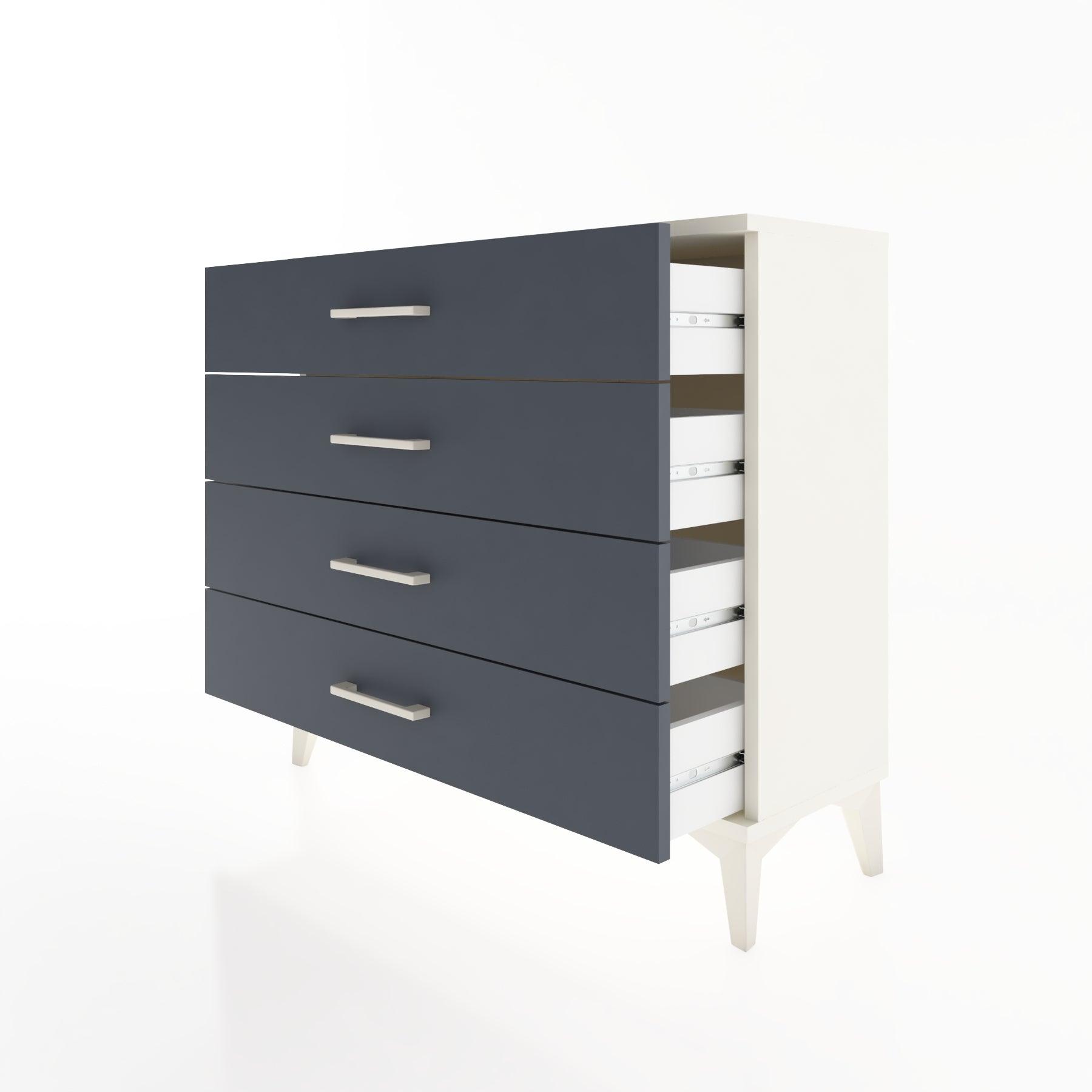 Woodntry Modüler Şifonyer 4 Çekmeceli 88x30x68 cm Aytaşı - Woodntry