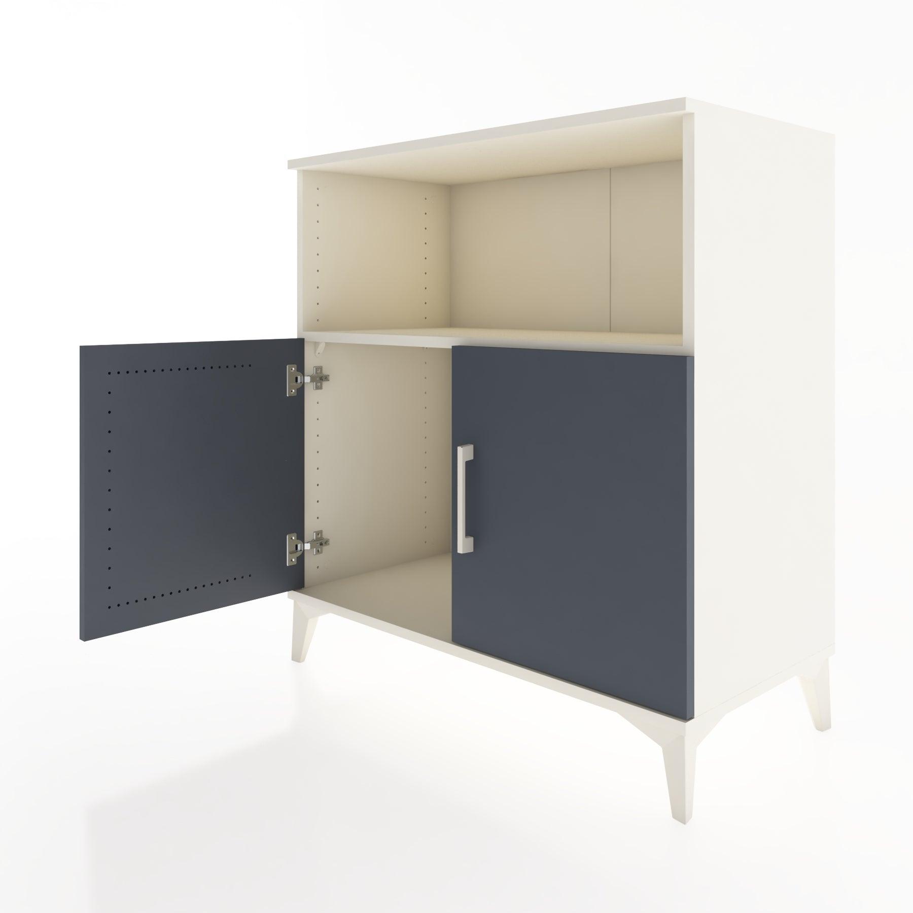 Woodntry Modular Dresser Moonstone 88x44x84 cm with Cover and Shelf KR42-1