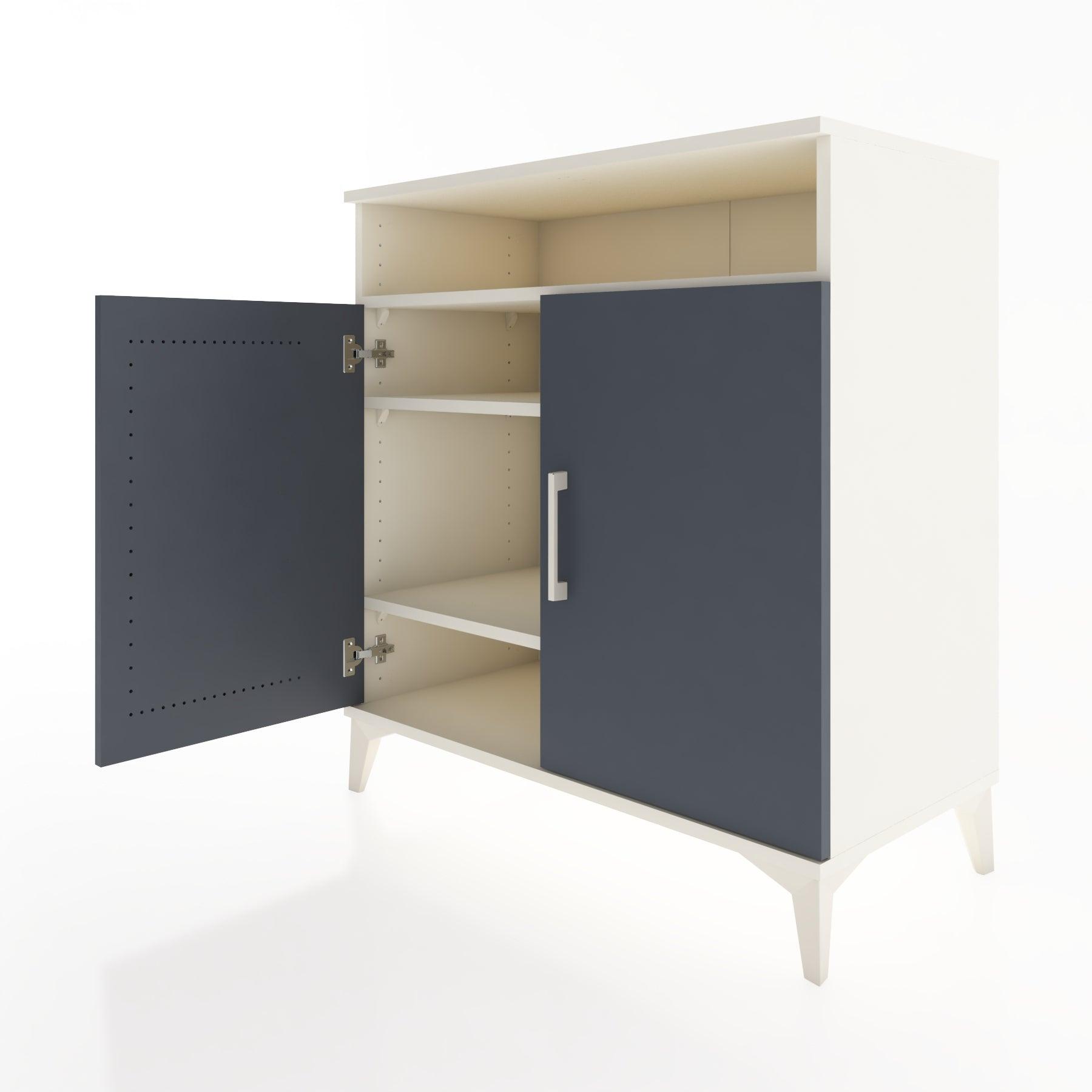 Woodntry Modular Dresser Moonstone 88x44x84 cm with Cover and Shelf KR83-1