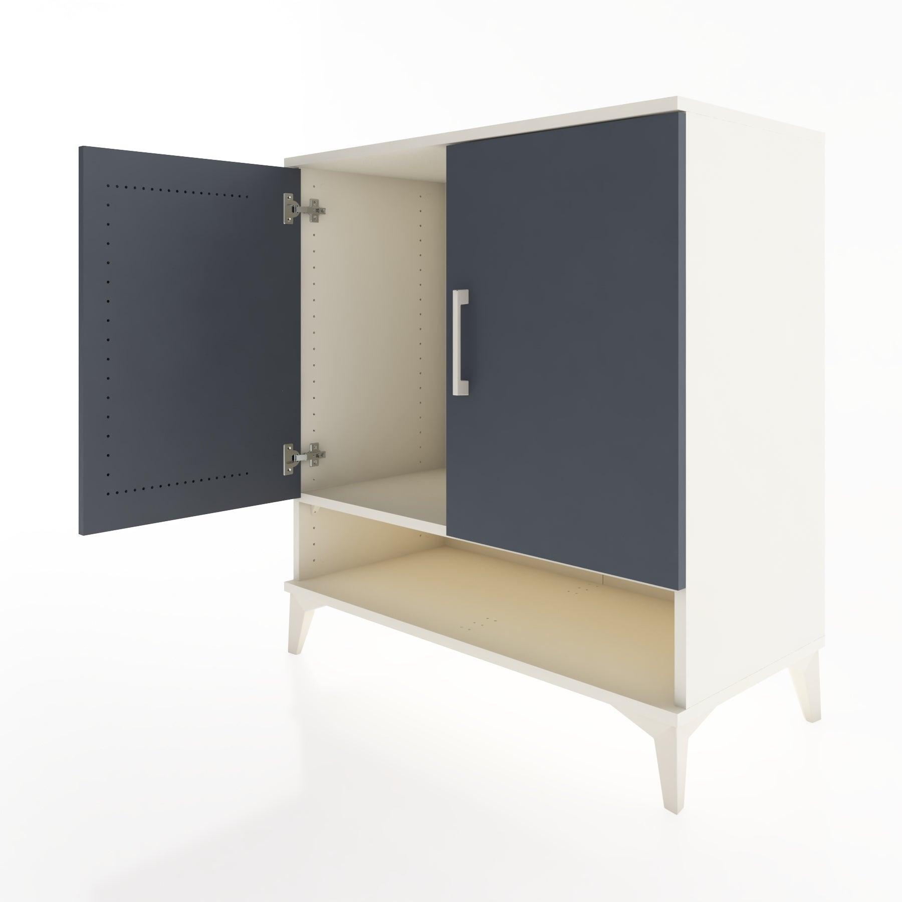 Woodntry Modular Dresser Moonstone 88x44x84 cm with Cover and Shelf KR77-1
