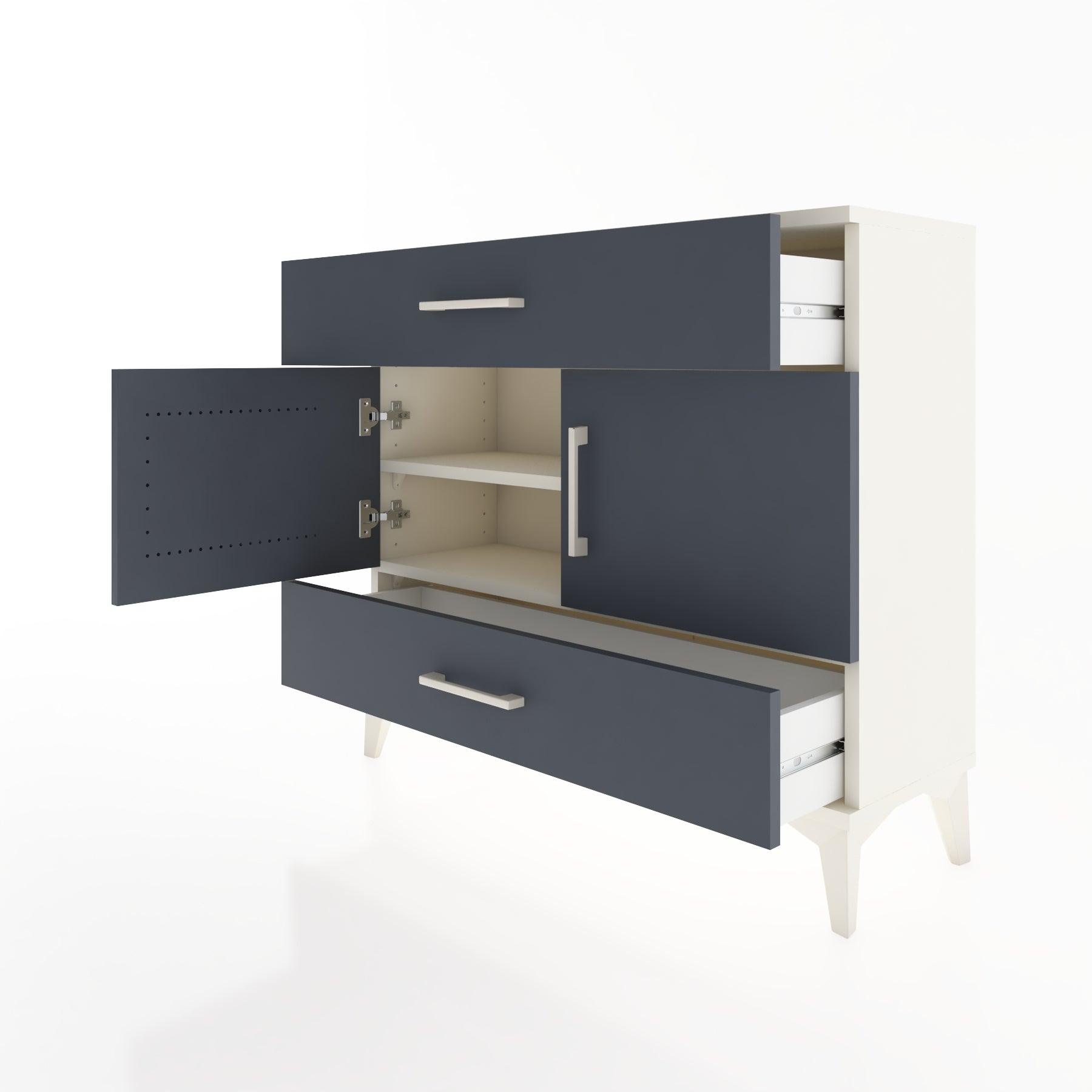Woodntry Modüler Şifonyer Çekmece ve Kapaklı T2 88x30x94 cm Aytaşı - Woodntry