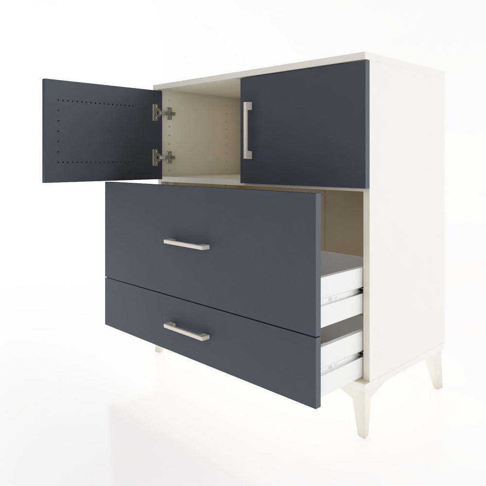 Woodntry Modular Dresser Moonstone 88x44x84 cm with Cover and Drawer KC114-1