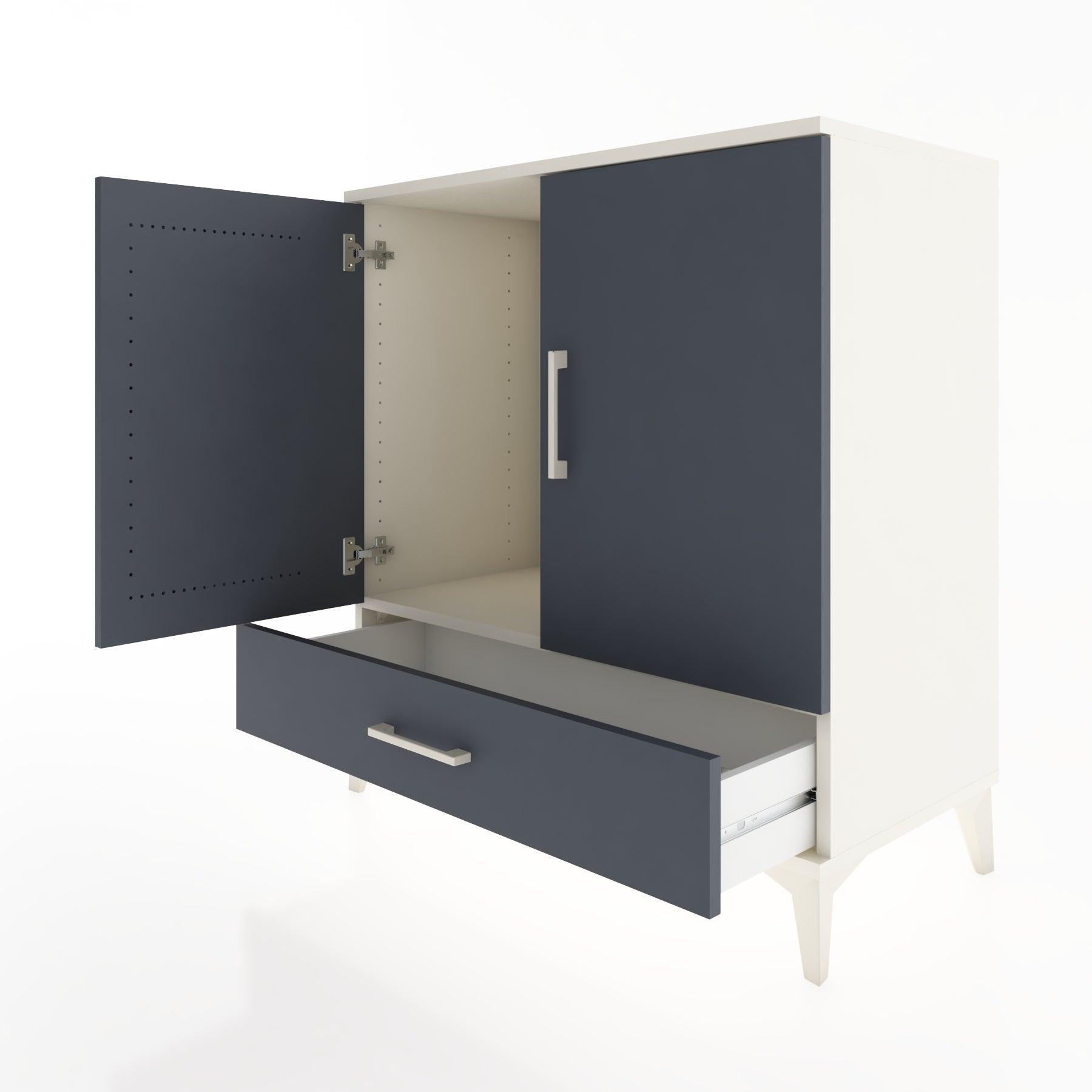 Woodntry Modular Dresser Moonstone 88x44x84 cm with Cover and Drawer KC73-1