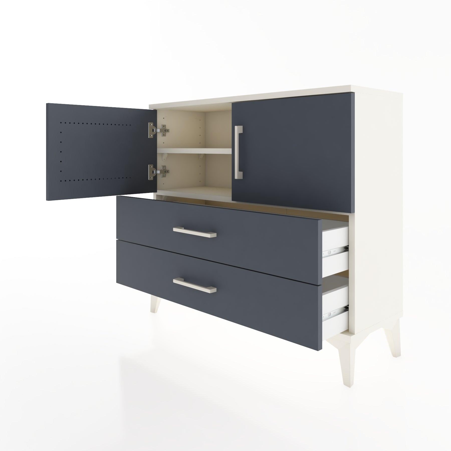 Woodntry Modüler Şifonyer Kapak ve Çekmeceli T1 88x30x94 cm Aytaşı - Woodntry