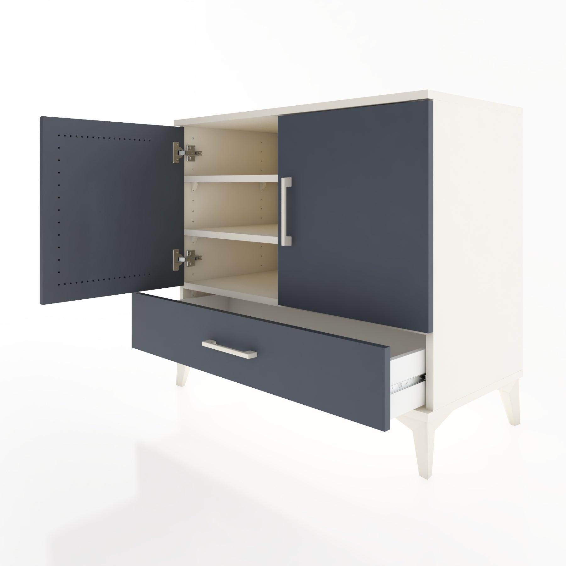 Woodntry Modüler Şifonyer Aytaşı 88x44x68 cm Kapaklı ve Çekmeceli KC1-1