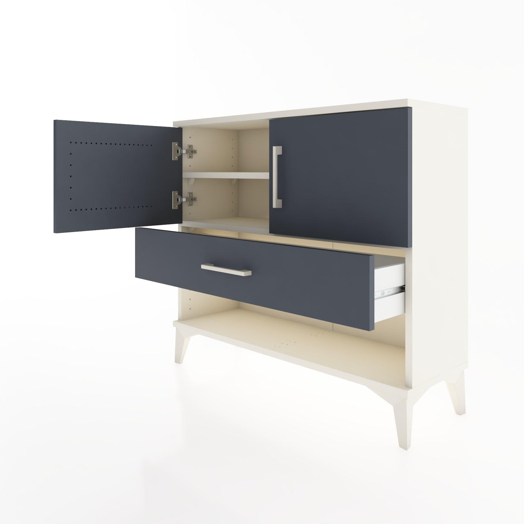 Woodntry Modüler Şifonyer Kapak ve Çekmeceli V4 88x30x68 cm Aytaşı - Woodntry