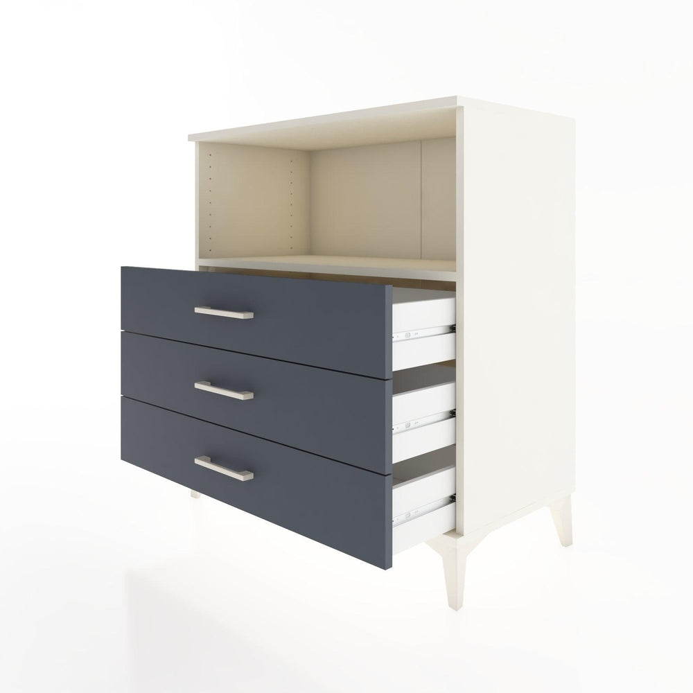 Woodntry Modular Dresser Moonstone 88x44x84 cm with Drawers and Shelves CR18-1