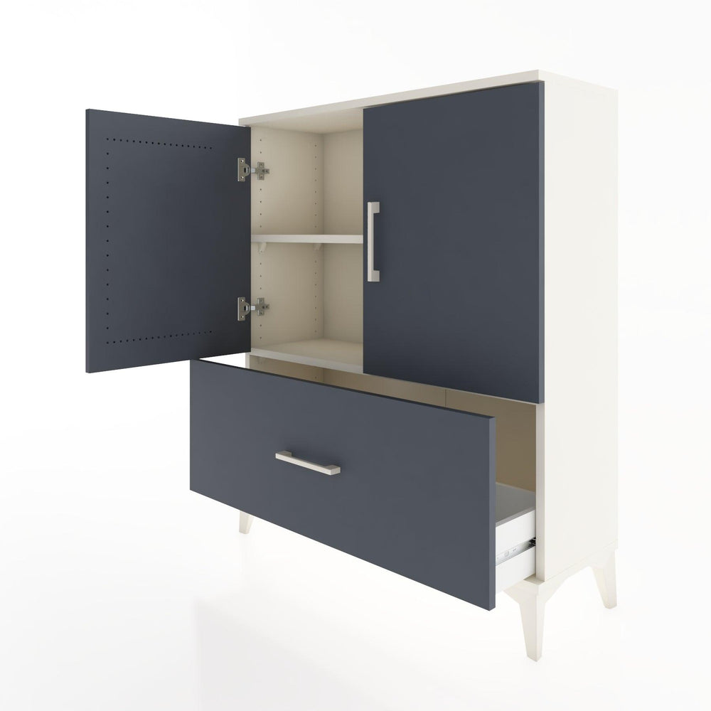 Woodntry Modular Dresser Moonstone 88x30x94 cm with Cover and Drawer KC10-1