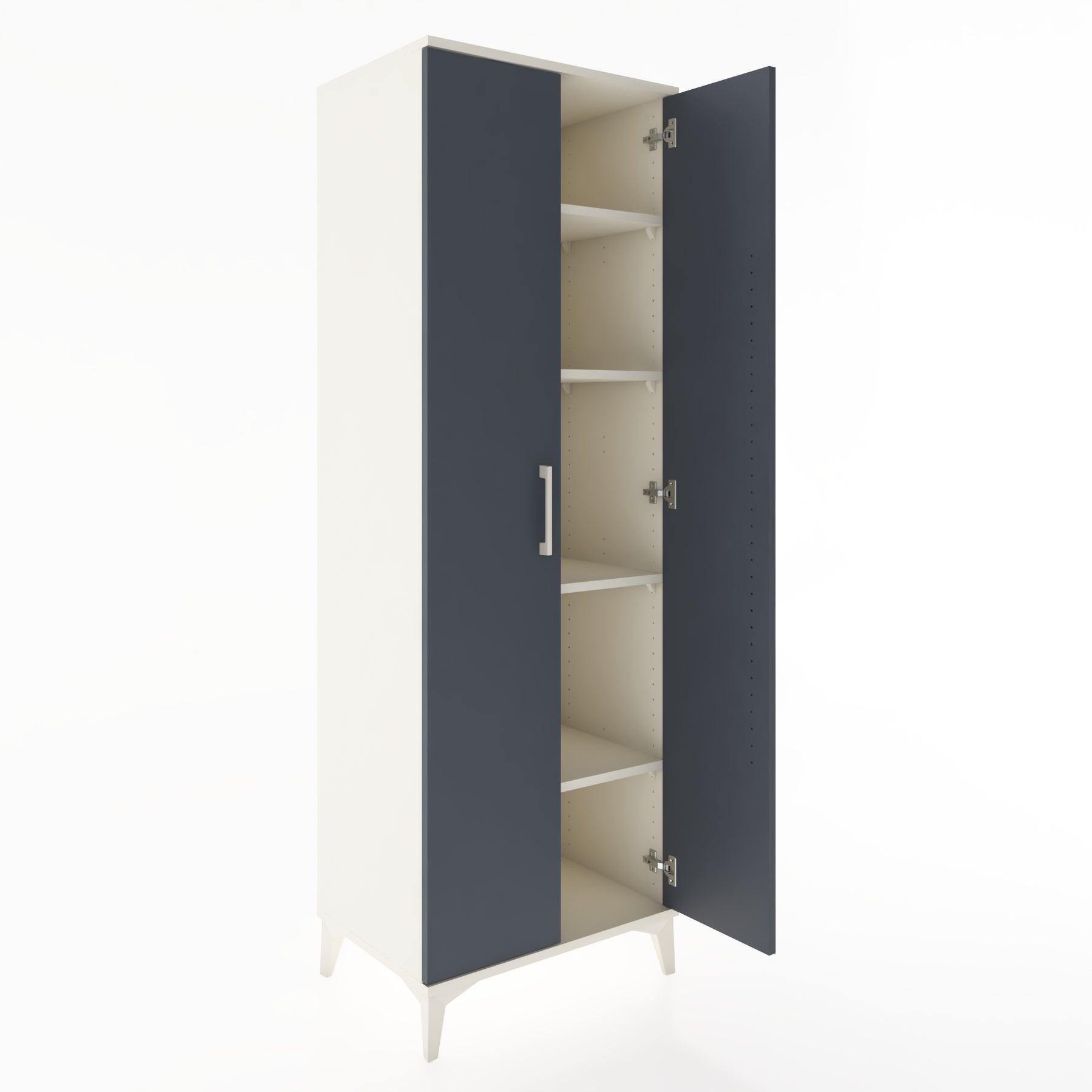 Woodntry Modular Cabinet Moonstone 60x44x170 cm with Cover K9-1