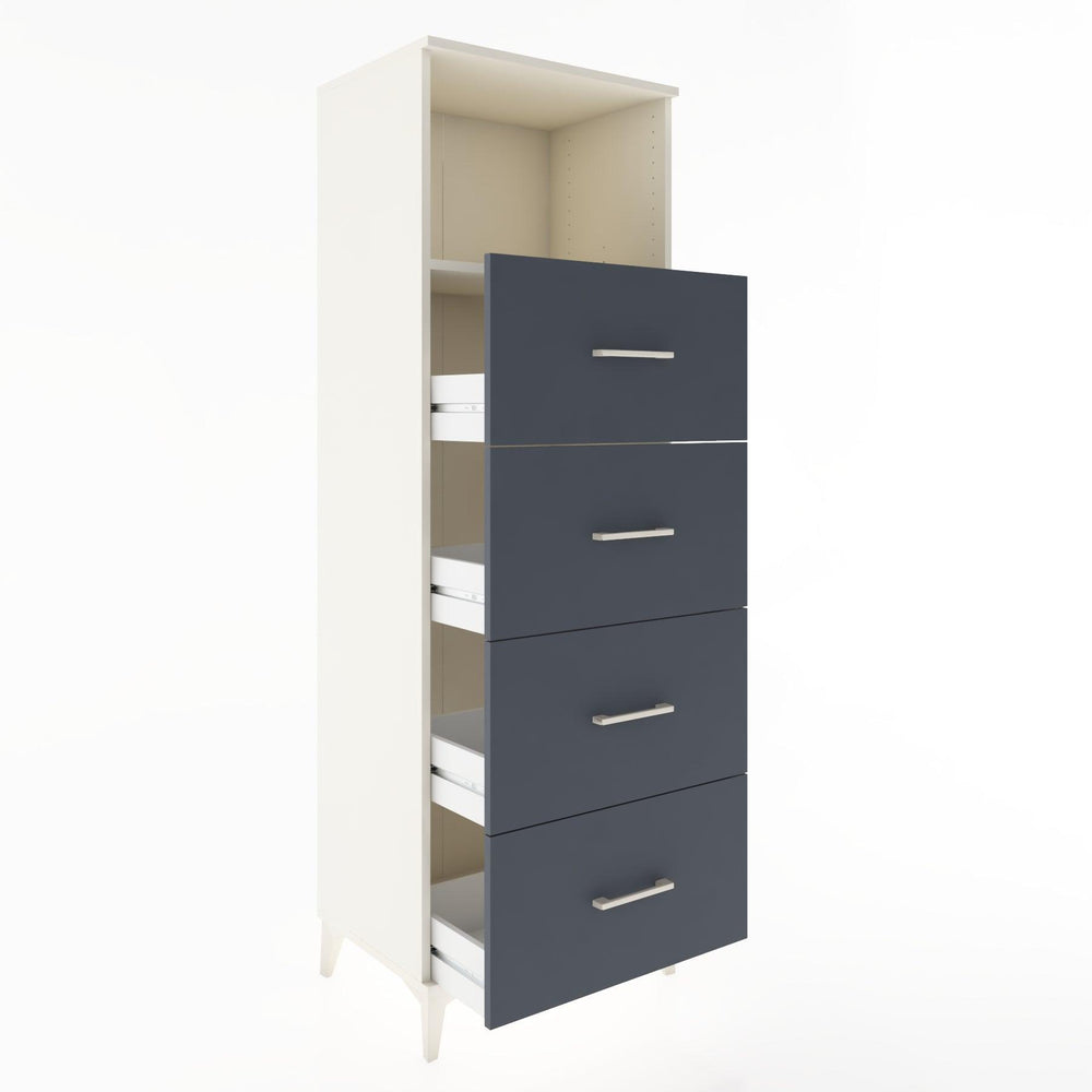 Woodntry Modular Cabinet Moonstone 60x44x170 cm with Drawers and Shelves CR52-1