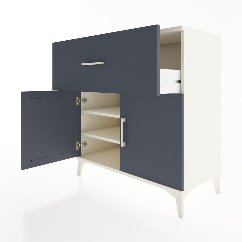 Woodntry Modular Dresser Moonstone 88x44x84 cm with Cover and Drawer KC49-1