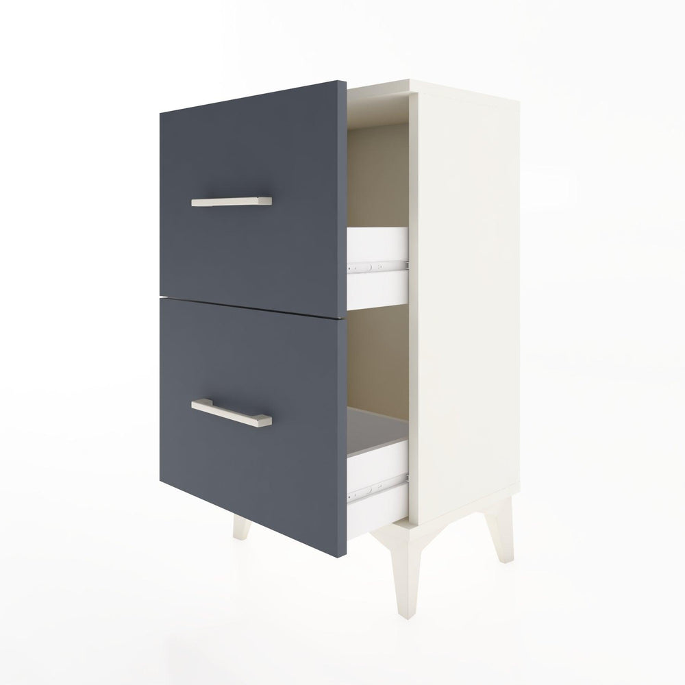 Woodntry Modüler Komodin İki Çekmeceli 44x30x68 cm Aytaşı - Woodntry