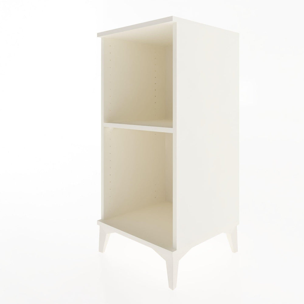 Woodntry Modular Nightstand Moonstone 44x44x84 cm with Shelf R51-1