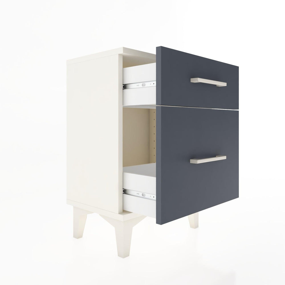 Woodntry Modüler Komodin Küçük ve Büyük Çekmece 44x30x52 cm Aytaşı - Woodntry