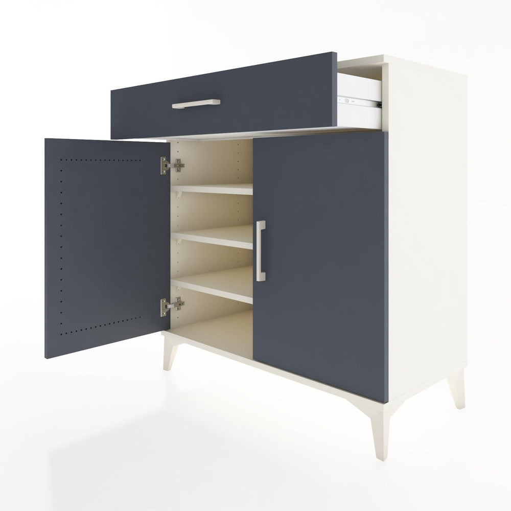 Woodntry Modüler Şifonyer Aytaşı 88x44x84 cm Kapaklı ve Çekmeceli KC78-1