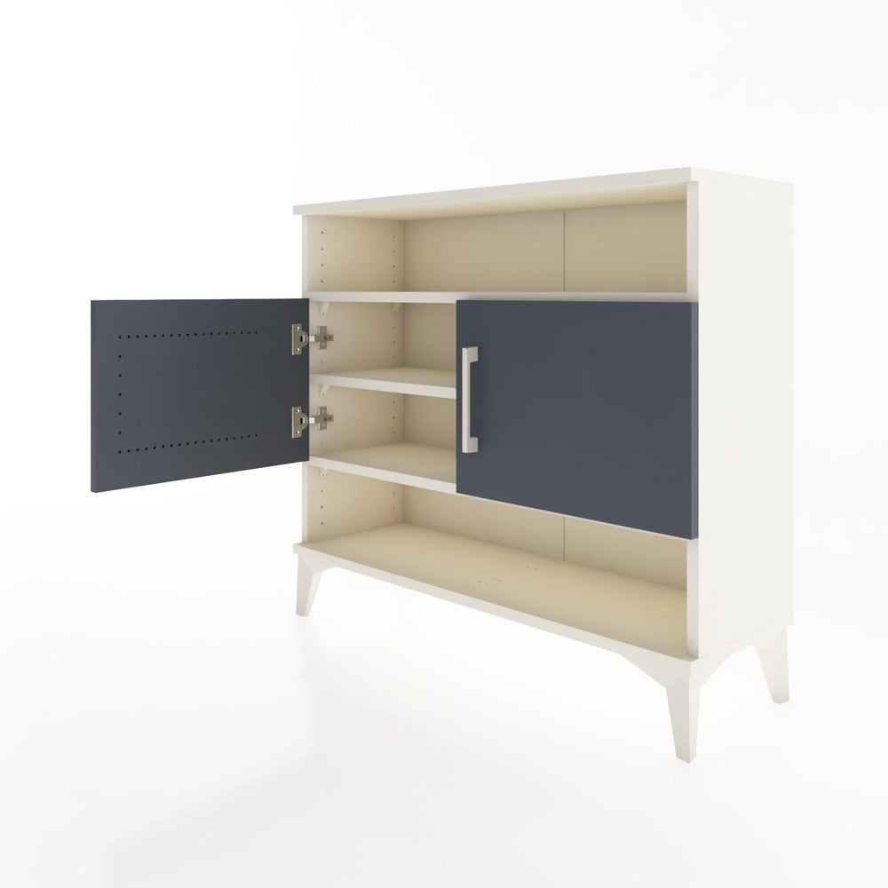 Woodntry Modüler Şifonyer Raf ve İki Kapaklı V2 88x30x68 cm Çam - Woodntry