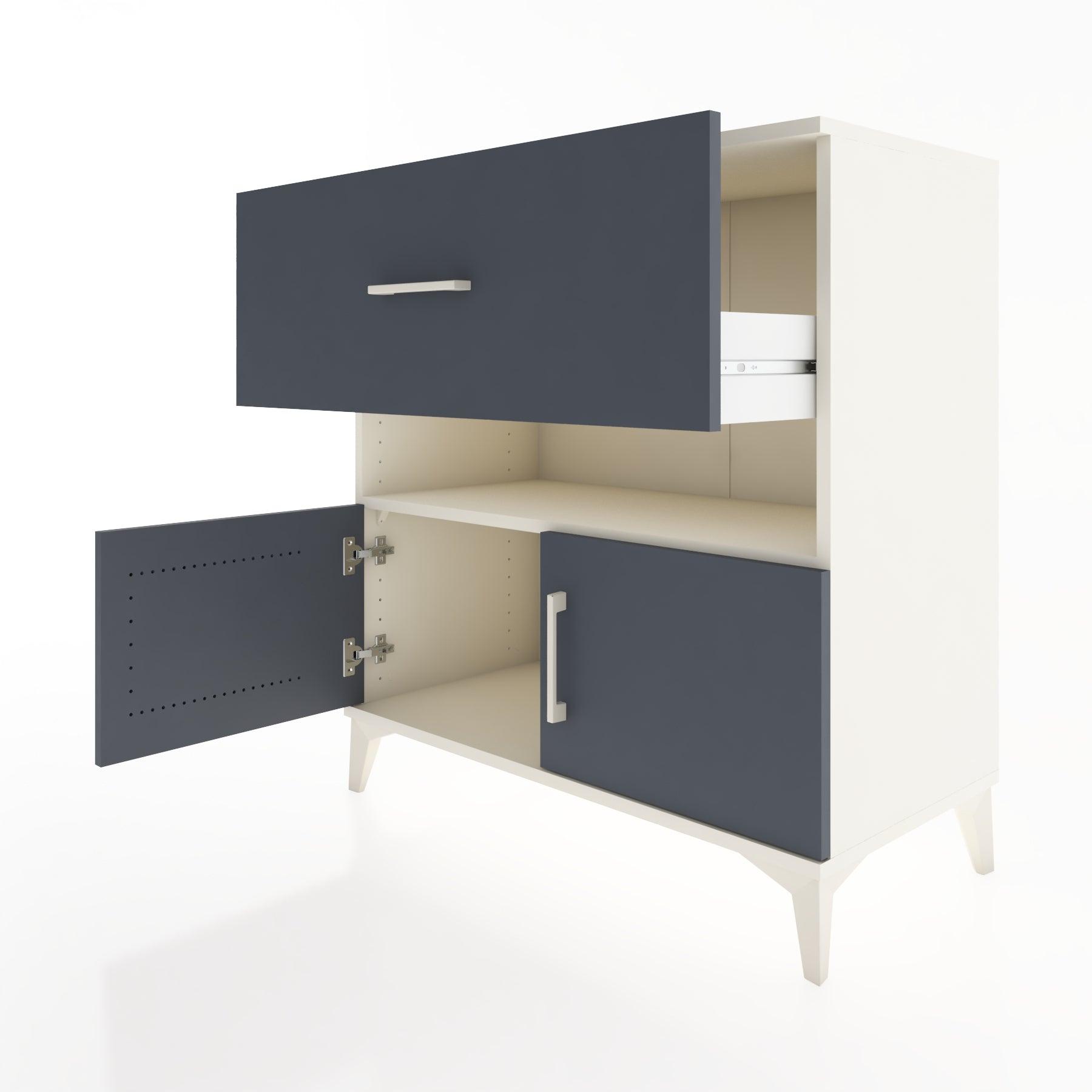 Woodntry Modular Dresser Moonstone 88x44x84 cm Functional F108-1