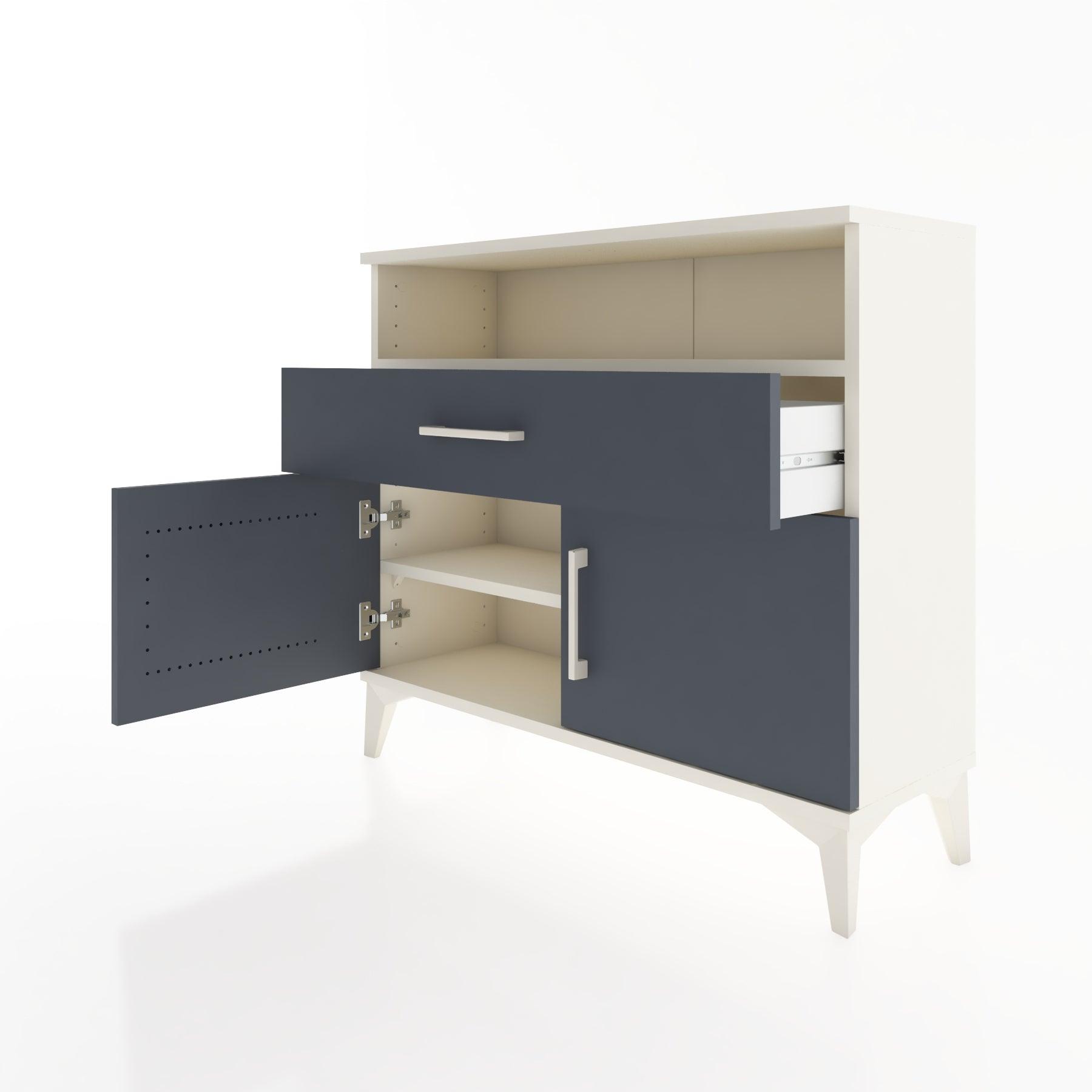 Woodntry Modüler Şifonyer Kapak Raf Çekmeceli 88x30x68 cm Aytaşı - Woodntry