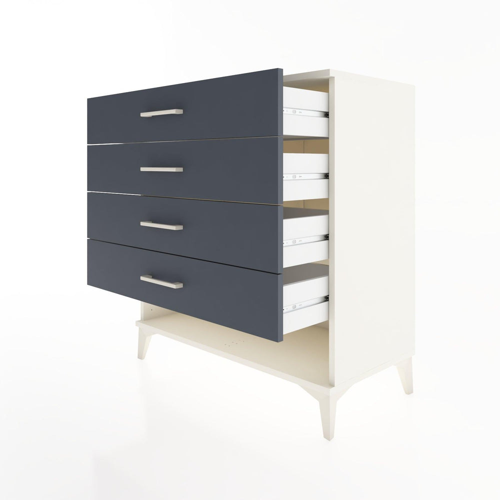 Woodntry Modular Dresser Moonstone 88x44x84 cm with Drawers and Shelves CR10-1