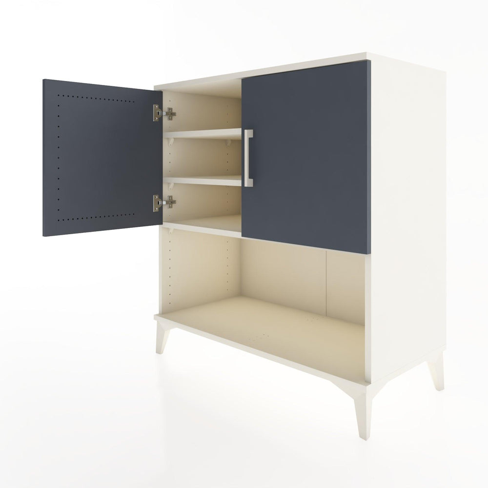 Woodntry Modular Dresser Moonstone 88x44x84 cm with Cover and Shelf KR43-1