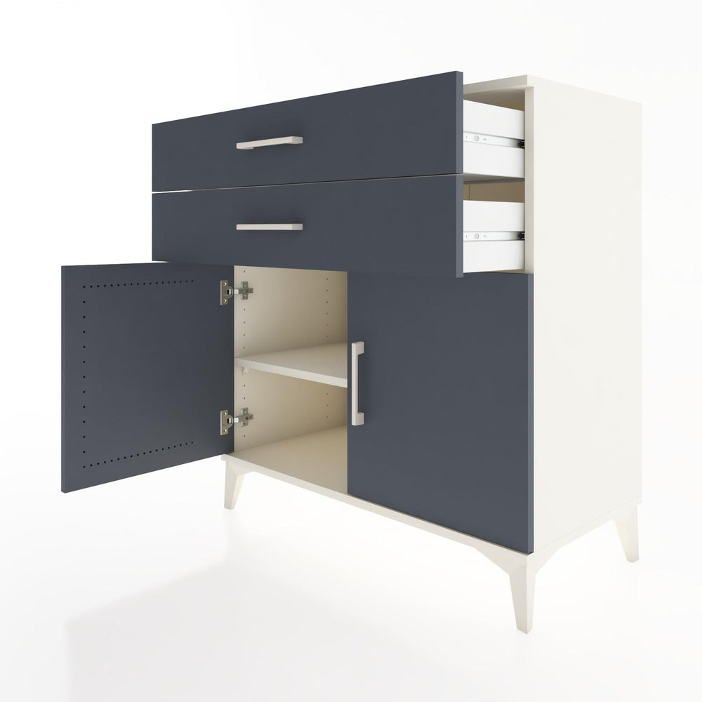 Woodntry Modular Dresser Moonstone 88x44x84 cm with Cover and Drawer KC32-1