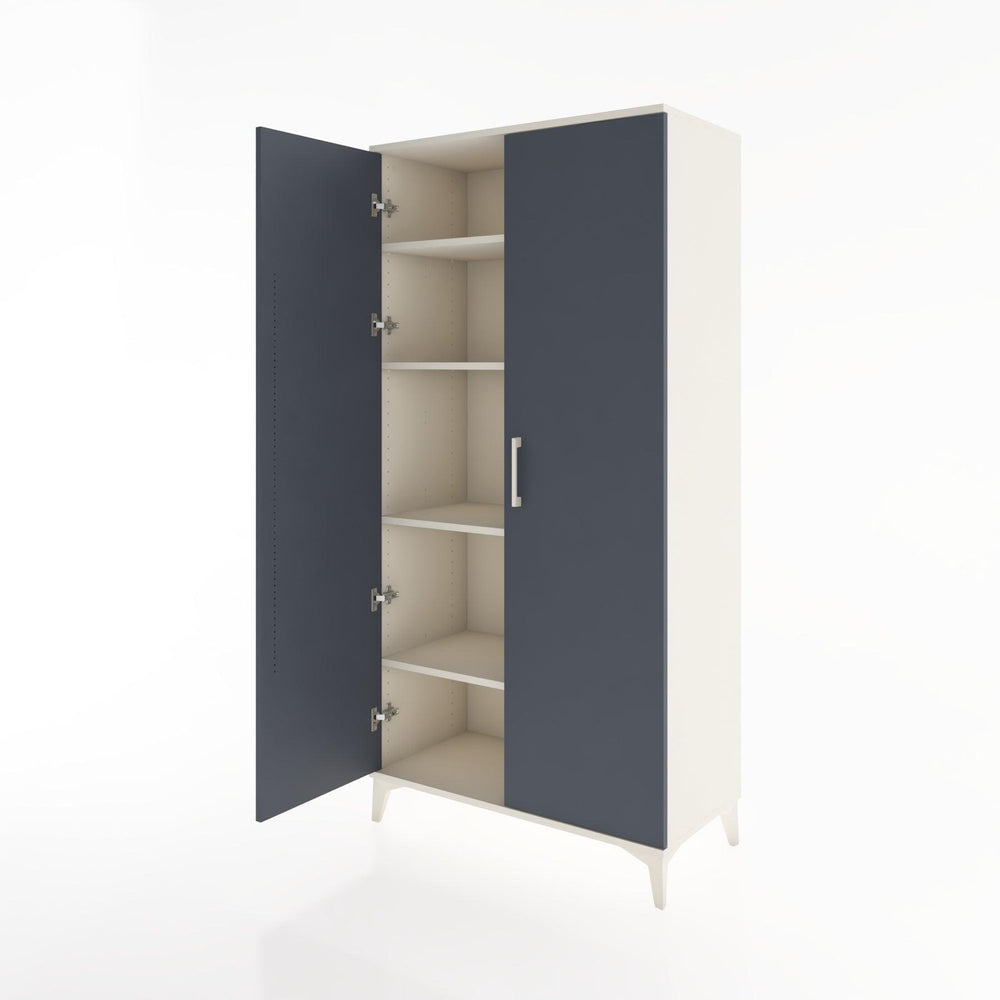 Woodntry Modular Cabinet Moonstone 88x44x170 cm with Cover K9-1