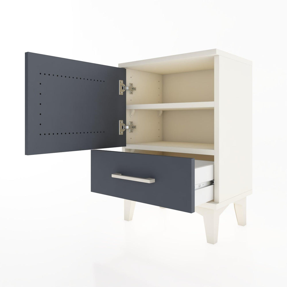 Woodntry Modüler Komodin Kapak ve Çekmeceli 44x30x52 cm Aytaşı - Woodntry