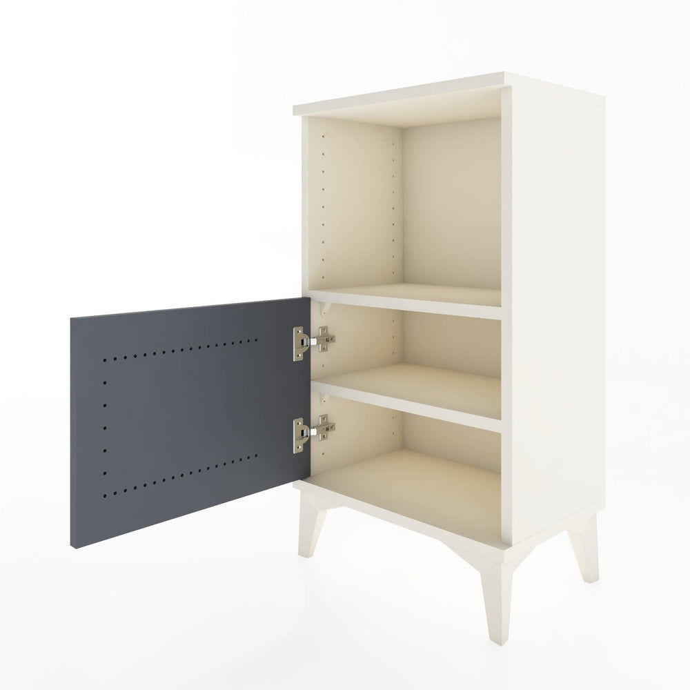 Woodntry Modüler Komodin Raf ve Tek Kapaklı V1 44x30x68 cm Aytaşı - Woodntry