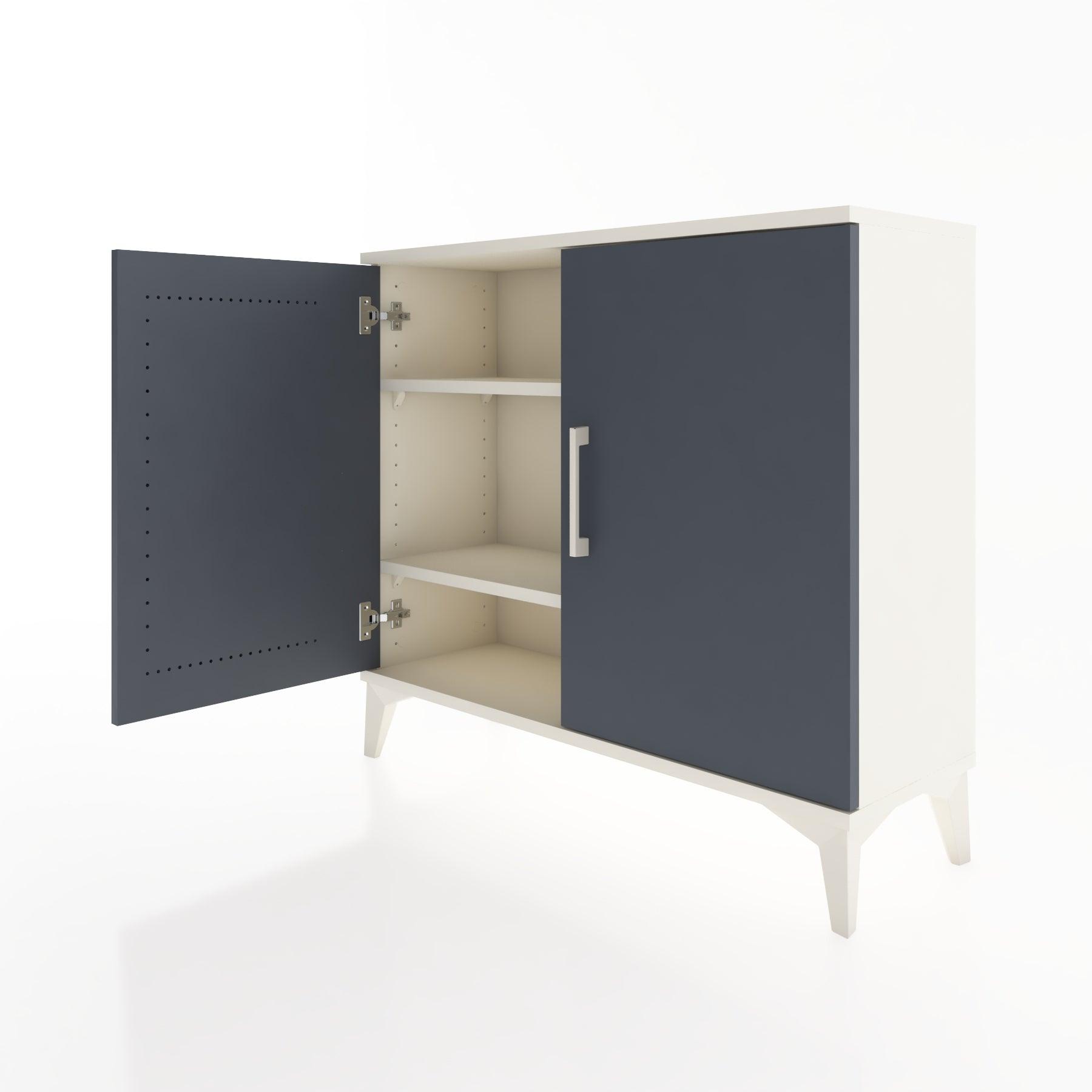 Woodntry Modüler Şifonyer İki Kapaklı 88x30x68 cm Aytaşı - Woodntry