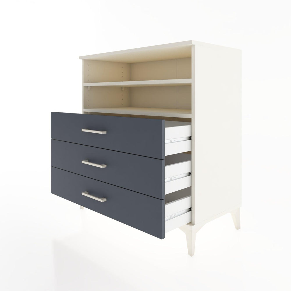 Woodntry Modüler Şifonyer Aytaşı 88x44x84 cm Çekmeceli ve Raflı CR17-1