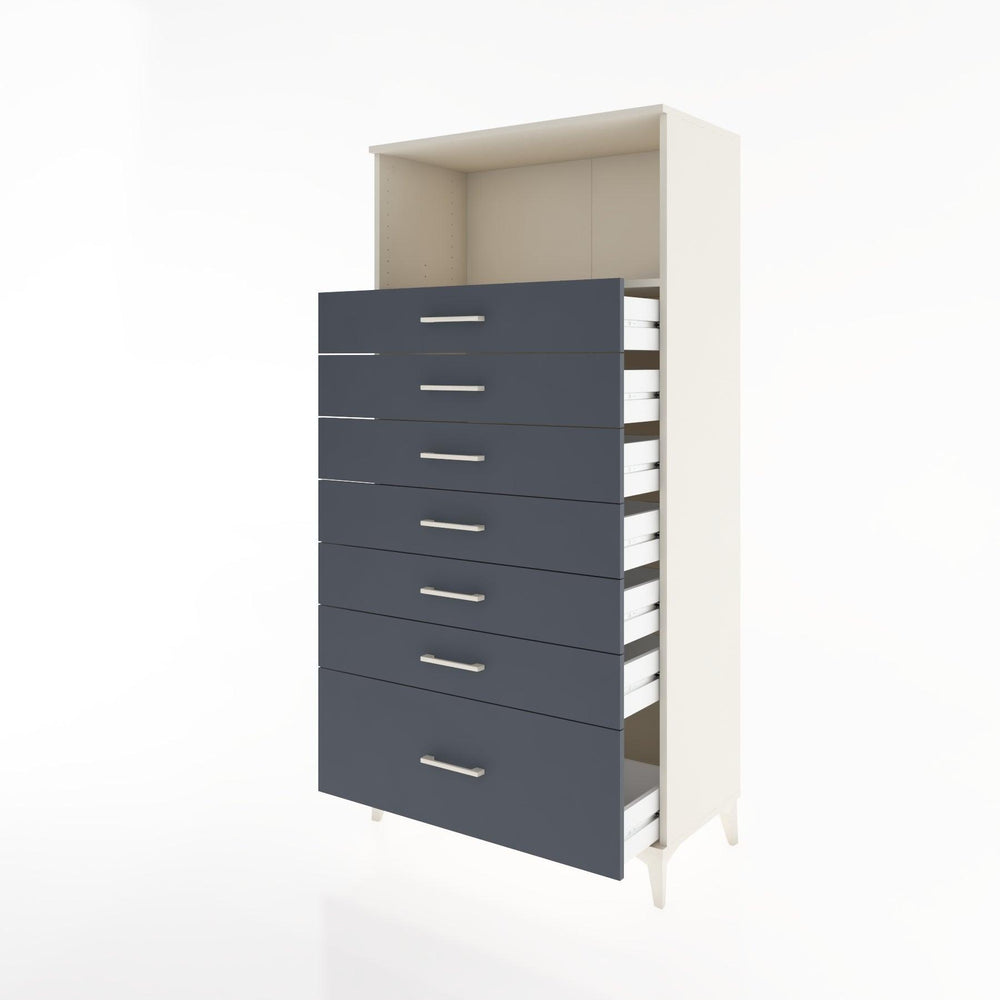 Woodntry Modular Cabinet Moonstone 88x44x170 cm with Drawers and Shelves CR38-1