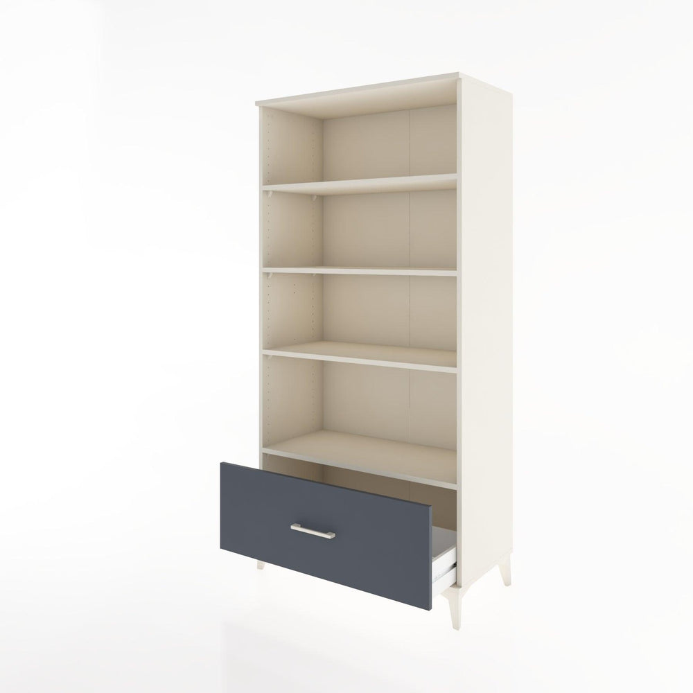 Woodntry Modular Cabinet Moonstone 88x44x170 cm with Drawers and Shelves CR44-1