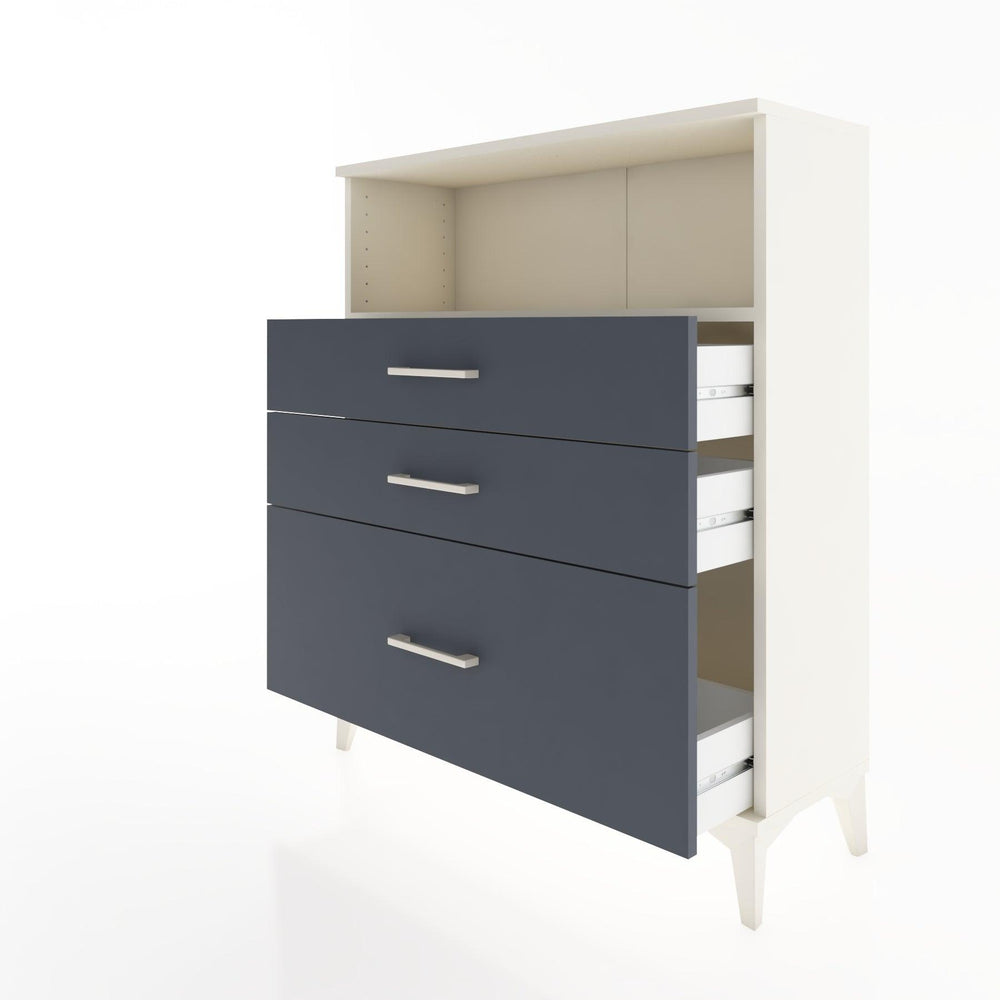 Woodntry Modüler Şifonyer Aytaşı 88x30x94 cm Çekmeceli ve Raflı CR13-1