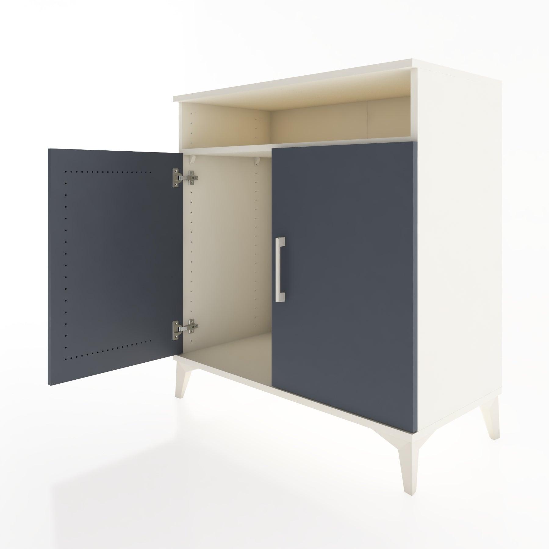Woodntry Modular Dresser Moonstone 88x44x84 cm with Cover and Shelf KR85-1